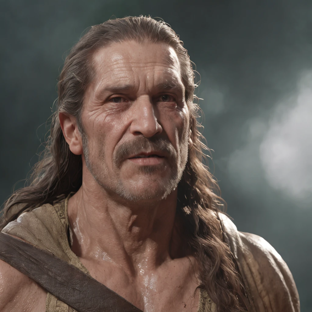 an old man in green clothes running towards the camera (Professional 3D rendering:1.3) de (Realistic:1.3) Foto de arte mais bonita do mundo,Features soft, bright male heroes, ((Epic hero fantasy rough muscular man wet hero angry look long hair short beard and fierce expression in dynamic pose, fantastic location, majestoso ambiente desordenado)), corpo inteiro 8k unidade render, action shot, poros da pele, very dark lighting, sombreamento pesado, circunstanciado, Rosto detalhado, (vibrante, fotogrdeia realista, Realistic, Dramatic, Escuro, foco nítido, 8k), (Old leather clothes damaged by bad weather:1.4), ((((Use peles)))), (intrincado:1.4), decadente, (altamente detalhado:1.4), pintura digital, rendering by octane, art stations, Conceito-Arte, liso, foco nítido, illustration, germe da arte, (Loish:0.23), Wlop Ilya Kuvshinov, e Greg Rutkowski e Alphonse Mucha Gracias, (global ilumination, studiolight, Light Volumetric), chuva forte, floating particles, patife, fantasia, Onze, corpo inteiroesbian, ((Fundo escuro e antigo da cidade:1.3)),CGSesociedade,art stations