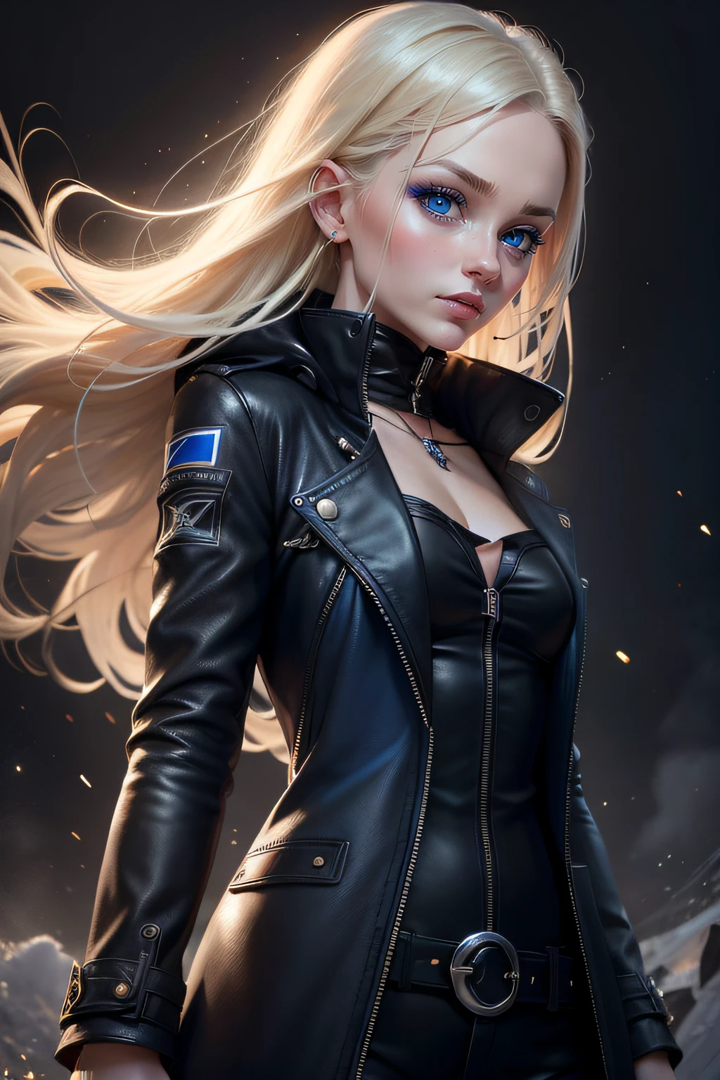 Ultra realistic blue eyes