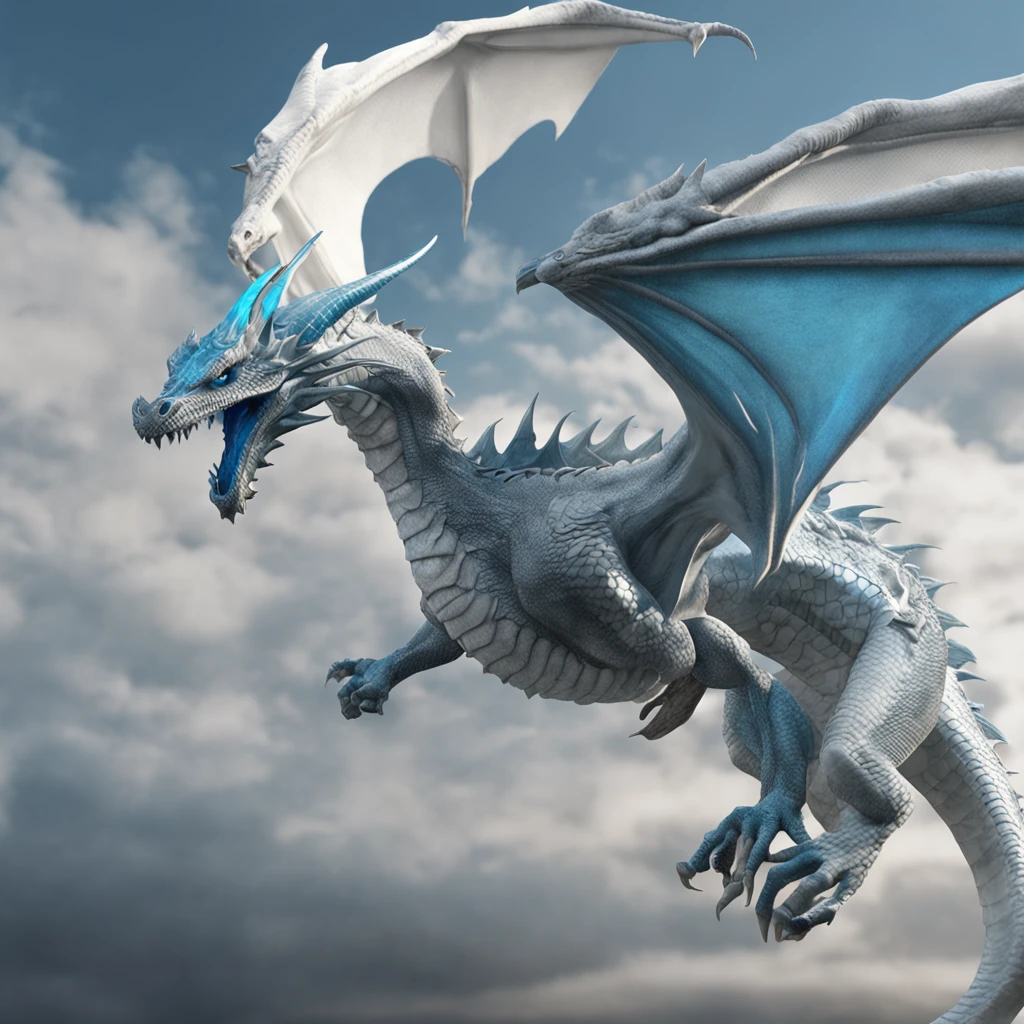 An imposing dark and metallic dragon soars through the skies above the clouds, with a body covered with sharp and robust scales that reflect sunlight. His wings are fused with his body, creating a streamlined and terrifying figure, while small sparks of blue energy run through its scales, suggesting immense power. The dragon has an open jaw, showing its sharp fangs, and his eyes shine with an intense light. The curved horizon of the Earth is visible in the background, giving the dragon a colossal scale as it traverses the atmosphere. The scene is epic and majestic, with an artistic style that combines elements of fantasy and science fiction, highlighting the magnificence and terror of this superhuman creature