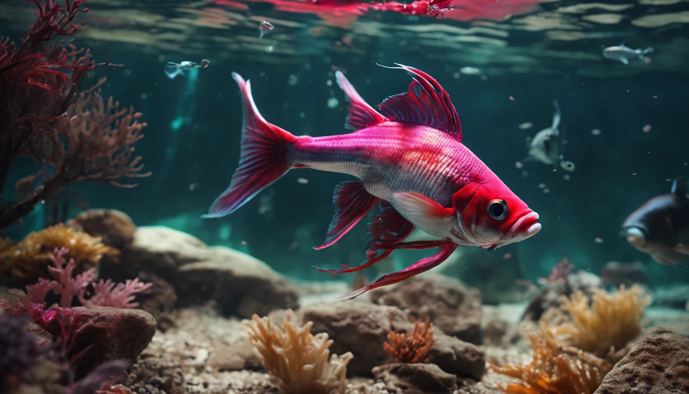 fighting fish against shark