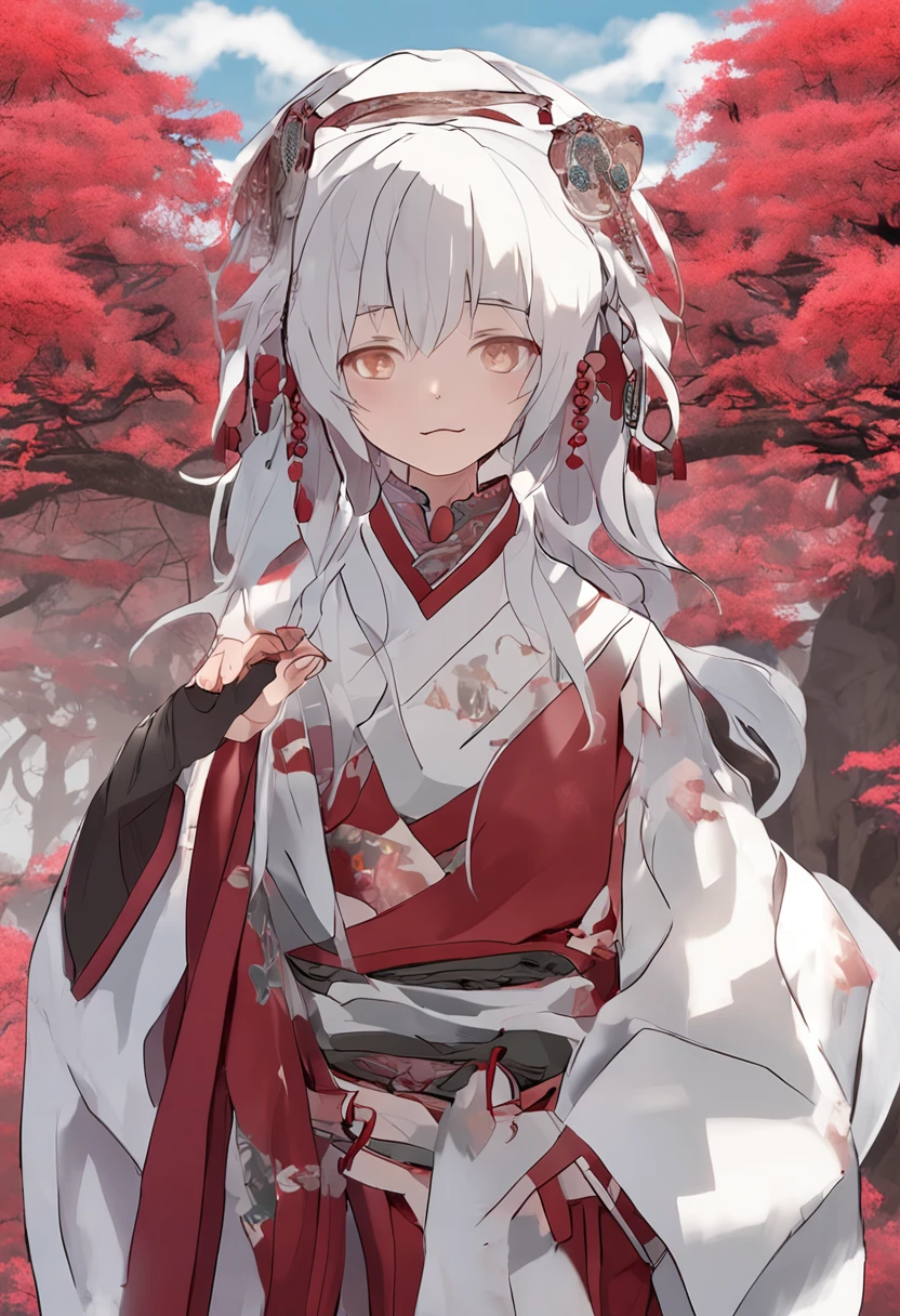 An 80-year-old woman,white haired Cangcang,Wearing traditional Chinese Song Dynasty costumes,Dark red clothes,natural lightting,Later,黑The eye,degrees of freedom,8k,Optimal quantity,--ar 9:16 --q 5 --v 5 --s 750