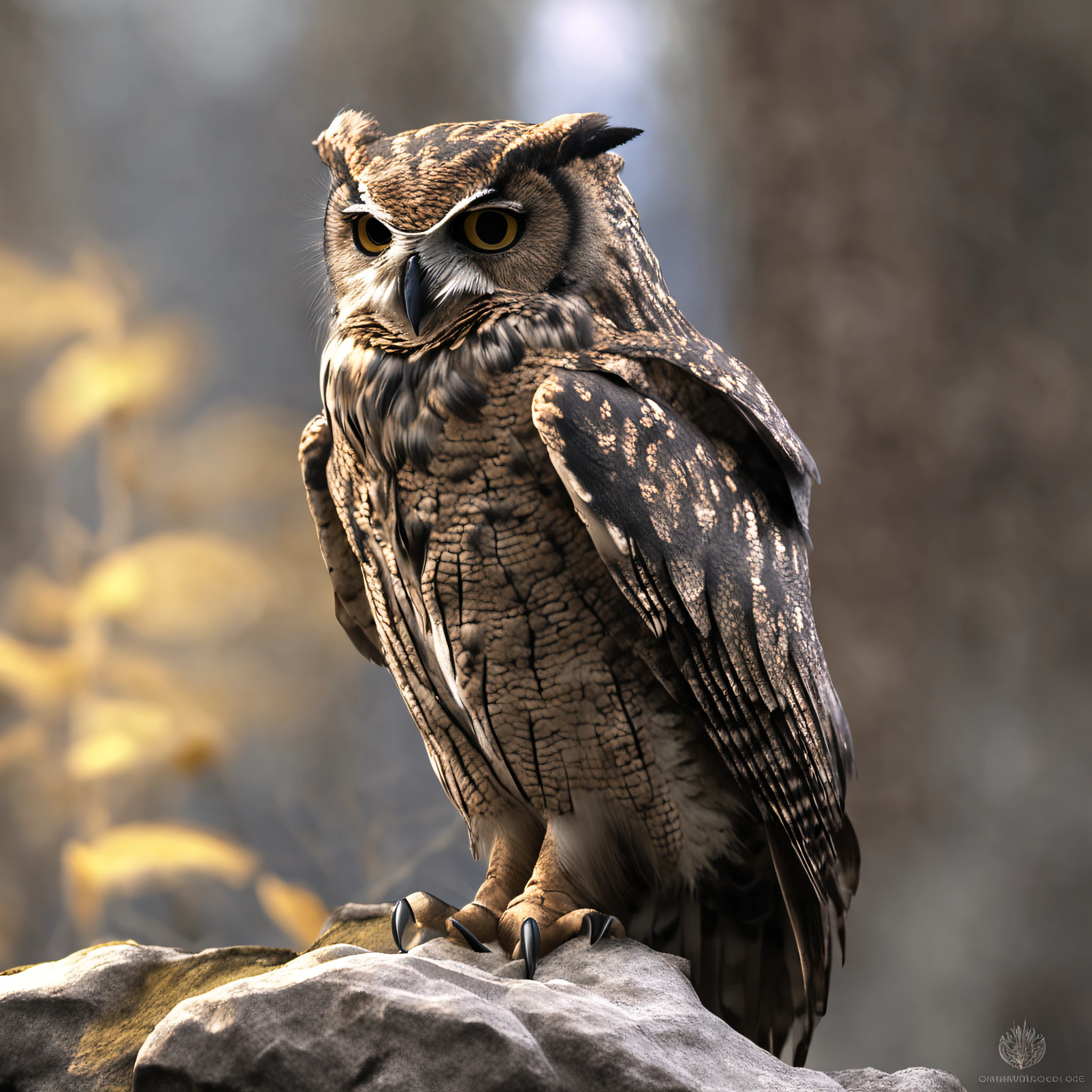 (Realistic, photo-realistic:1.4), (1owl), ,best quality, master part, ultrahigh-resolution, (fotografia realista:1.4), Surrealismo, Semelhante a um sonho,FusionArt, Shadow dancer, magia das sombras, Darkness Control, furtividade, passo da sombra, Umbral spells, hidden blade,