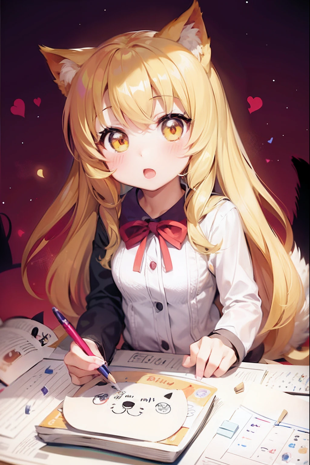 Chica de anime, Un dibujo manga, Boceto lineal!!, dibujo manga, Dibujo estilo anime, linda catgirl de anime, Estilo manga Anime Kawaii, Esquemas de anime limpios, Estilo manga kawaii, Estilo de arte manga, Line Art!!, pencil and ink manga drawing, pencil and ink manga, boceto de anime, Estilo manga detallado, Anime Moe Artstyle