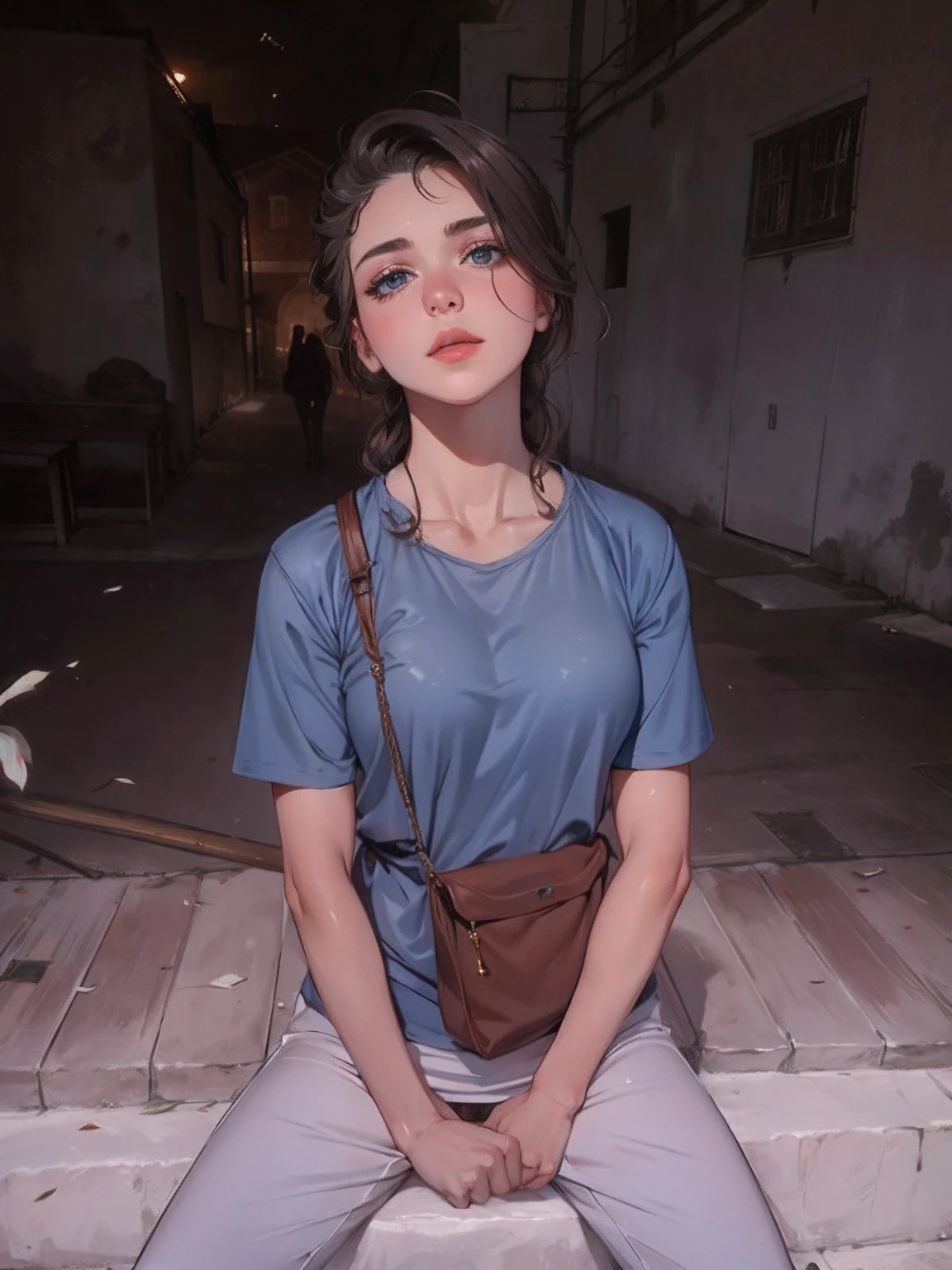 Beautul Russian woman face