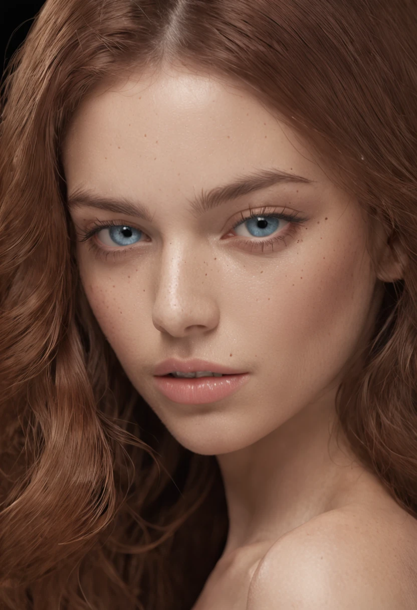 1 20-year-old European girl ，Slightly permed blonde hair，There are some small freckles on the face，Naked and unclothed，Naked in the snow，Detailed skin texture，，Sexy pose, Small freckles on the face，Very sexy pose, sexy dominant pose, cute elegant pose, Shot on Canon EOS R 6, 2 b, 2b, bottom angles, posterior view, Very sexy， the cute sexy ass, ultra-realistic picture，The pupils of the eyes are delicate（Bare back and waist vest line，Leaking sexy plump breasts，Get wet all over your body，hips bare， There are some small freckles on the face，Naked and unclothed）（Front focus），（in the darkness nigth：1.6），（Surrealist portraits of women，Fantasyart，photographrealistic，动态照明，art  stations，poster for，Volumetriclighting，Very detailed faces，Award-Awarded， ,In the dark, deepshadow,Very sexy , amouranth, Sexy and pure，yelena belova, posterior view, eve ventrue, olga buzova, ），Equirectangular columnar 360，A high resolution，ModelShoot style， by Ghibli Studio, author：Jeremy Mann, Greg Manchess, Antonio Moro, trending on artstationh, trending on CGSociety, Intricate, High detail, Sharp focus, Dramatic, photorealistic painting art by midjourney and greg rutkowski