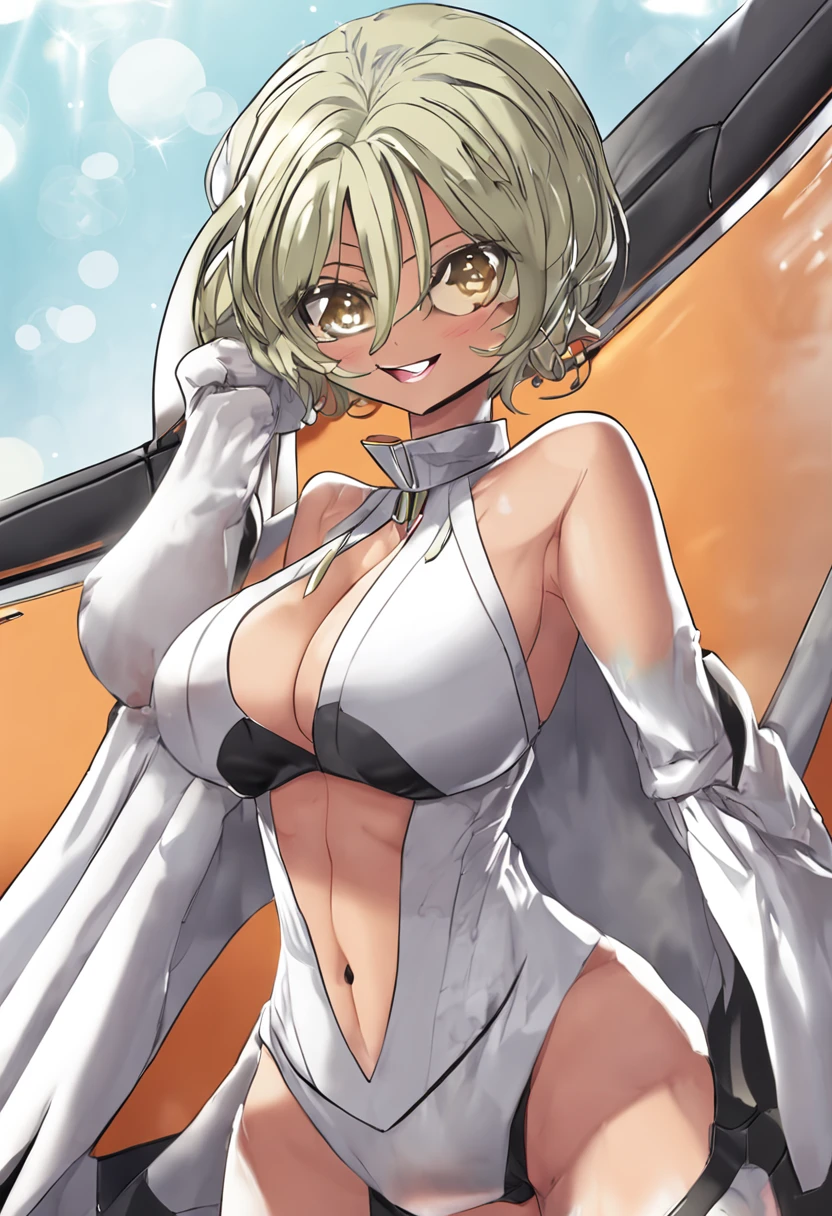 codeGeass, C.C, 1girl in, (((Bimbo))), , wide hips, thick thighs, Big Breast, Huge ass, revealing cleavage, Erotic, Smile Face, bubble butts, Camel toe, breasts, Tight white suit, Lean on me, Cute,