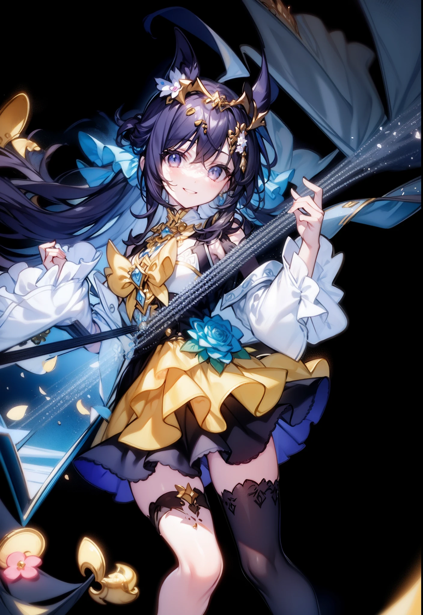 (tmasterpiece),Exquisite details,The picture is clear,Smiling happy girl