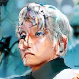 anime boy with white hair and blue eyes staring at something, kaworu nagisa, he has dark grey hairs, as an anime character, young anime man, inspired by Okumura Togyu, male anime character, koyoharu gotouge, hajime yatate, shiro takatani, a silver haired mad