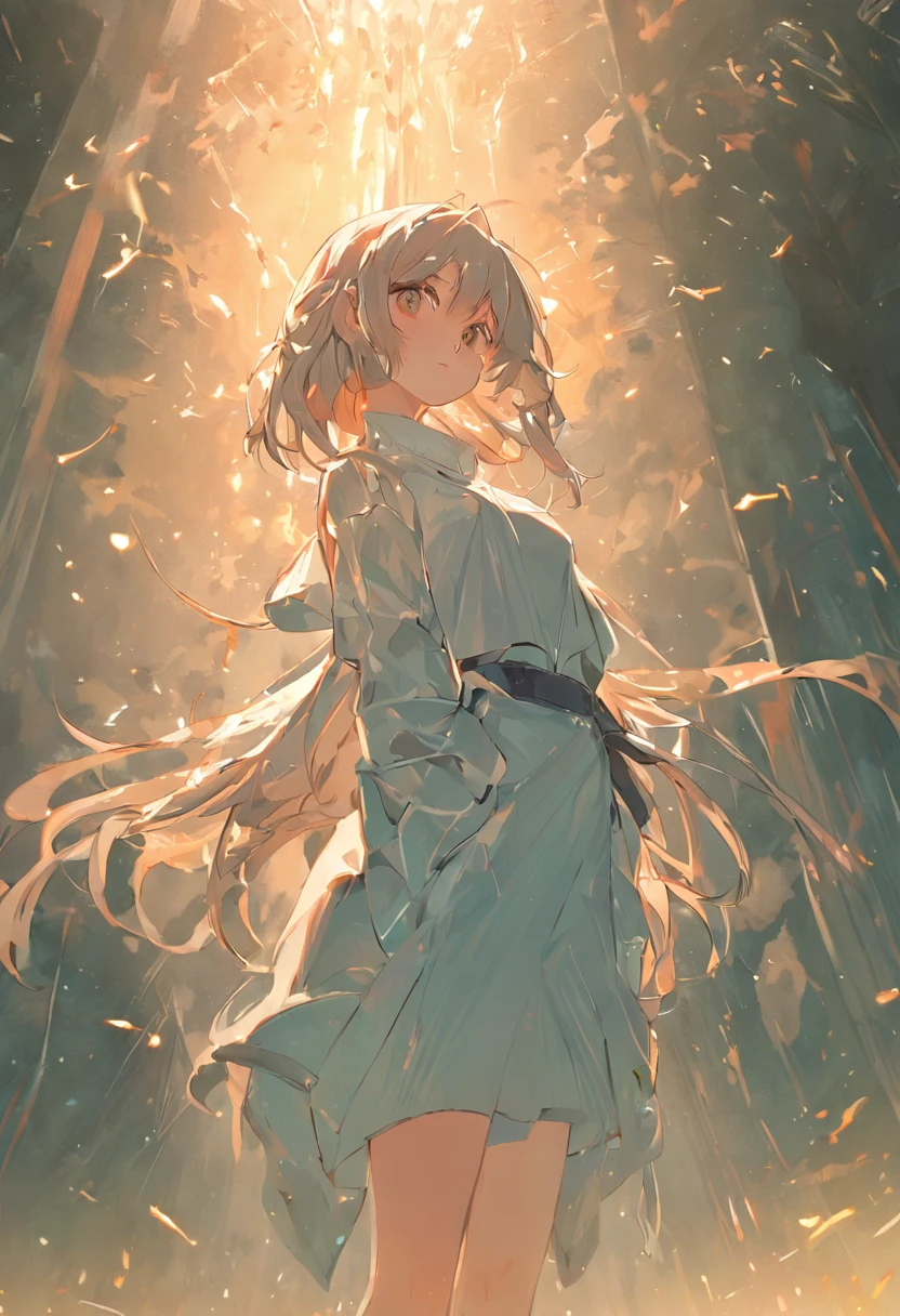 Morning sun,top Quority,Resolution of 8K,tmasterpiece:1.3,Clear focus:1.2,1个Giant Breast Girl,delicated face,二重まぶた ,largeeyes,Sexy expression,Perfect anatomical physique,Beautiful Women with Perfect Figure:1.6,Big breasted 1.7,long and dark brown hair,Bigchest:1.8,Armor,Long knives,magia,janelas,Morning,sobu,blue-sky,baiyun,Green trees:1.1,1080p,hyper HD,textureskin,super detailing,best qualtiy,high detal,high high quality