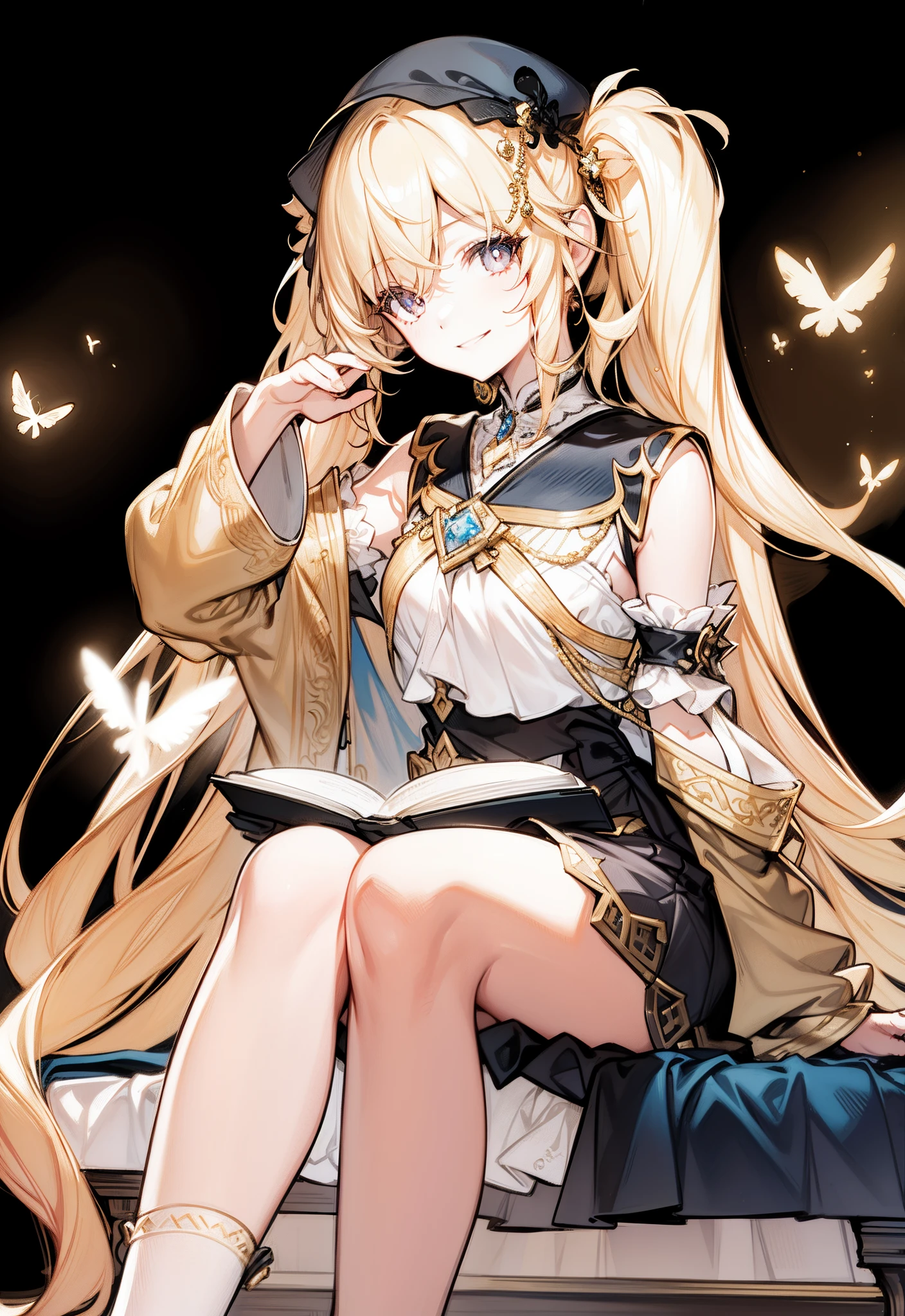 （tmasterpiece），Exquisite details，The picture is clear，Quiet smiling girl