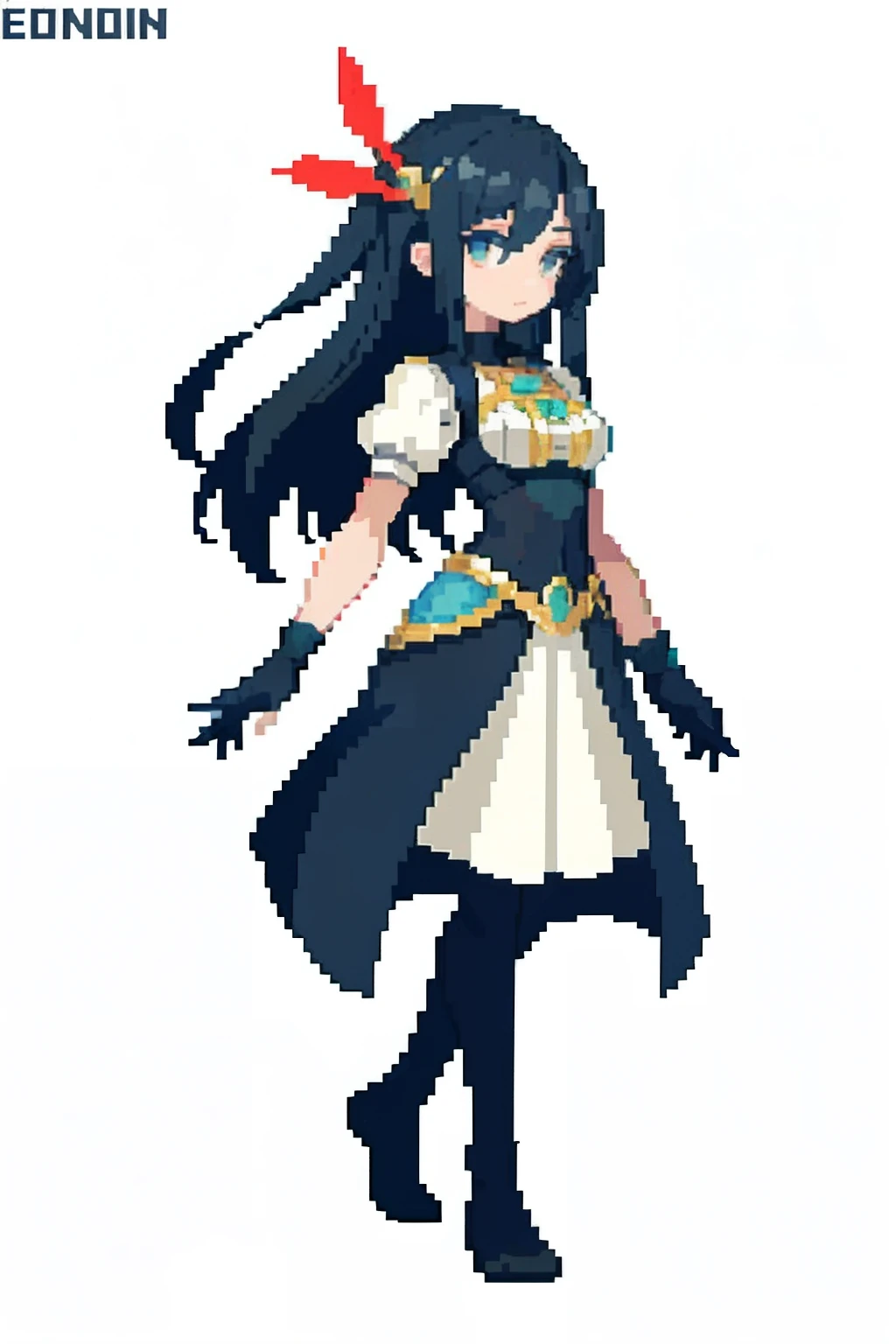 (masterpiece, top quality, best quality), pixel,pixel art,1girl,full body,