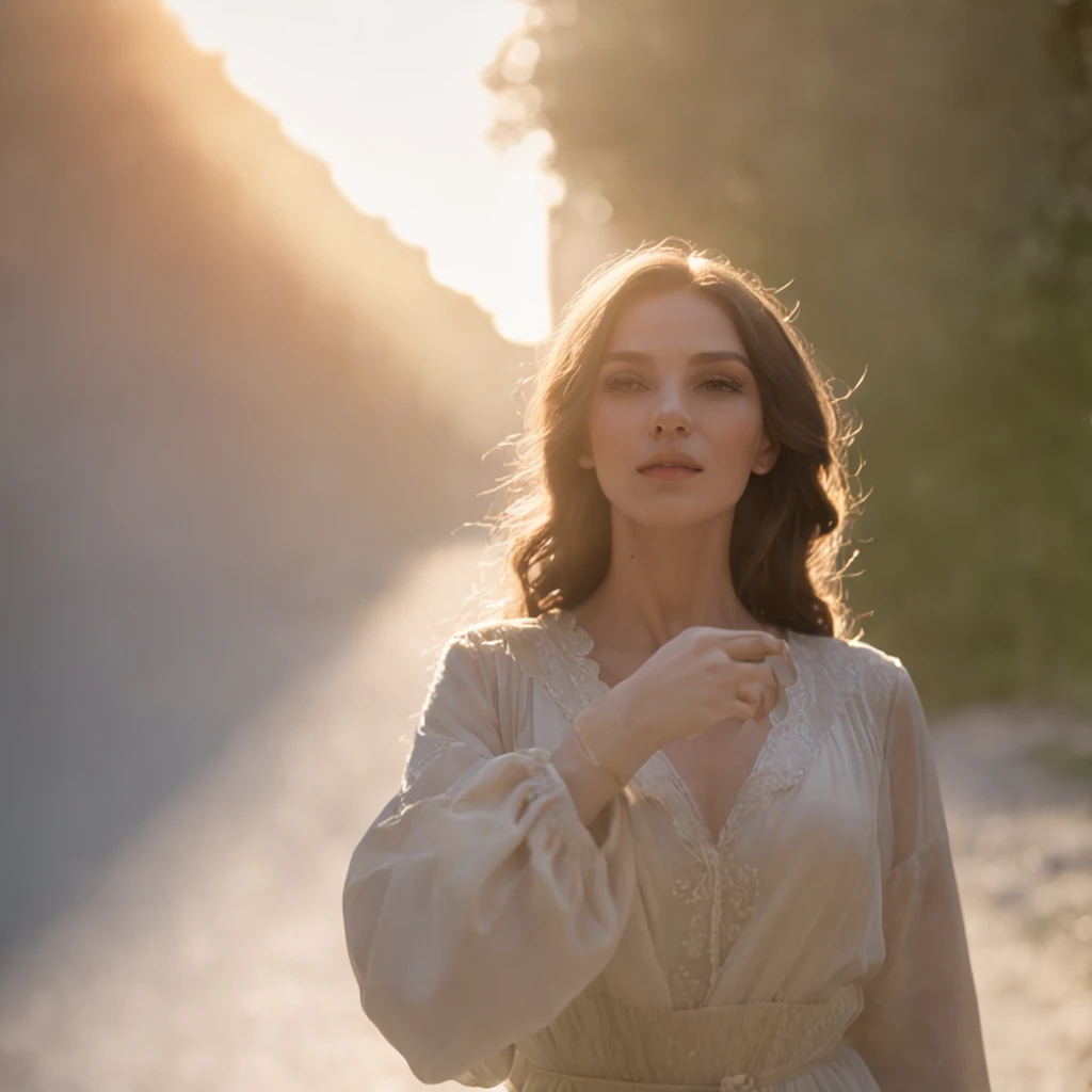 Encontre o Sol em Si. The inner Sun you encounter illuminates the outer path you walk. scenic view, foto deve ser ultra realista. 8k unidade render, (vibrante, fotografia realista, Realistic,foco nítido, 8k),  (altamente detalhado:1.4), (Loish:0.23), Wlop Ilya Kuvshinov, e Greg Rutkowski e Alphonse Mucha Gracias, (global ilumination, luz natural),