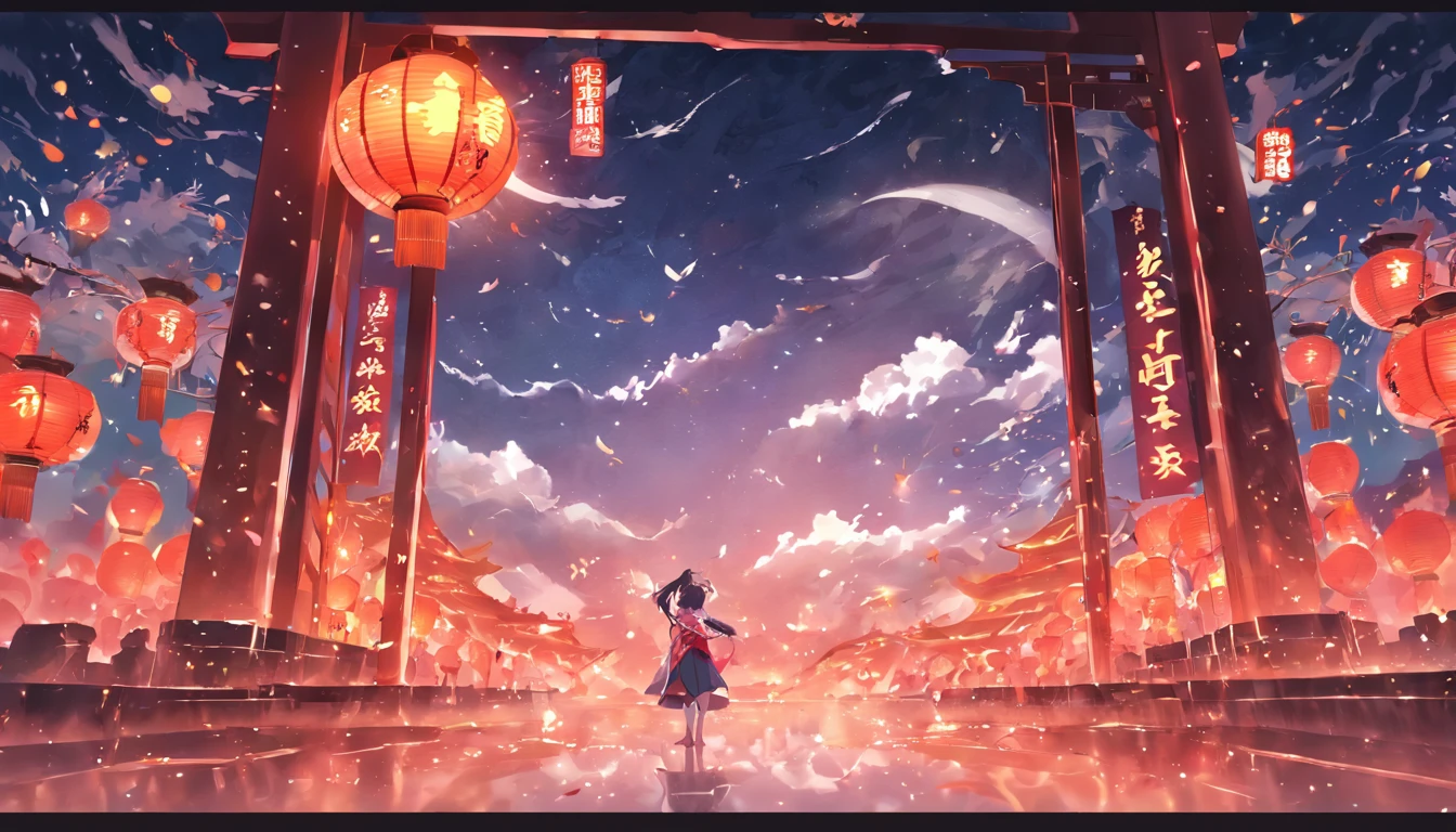 Mid-Autumn Festival atmosphere,The full moon shines high,Chinese background,edgBunny,A high resolution