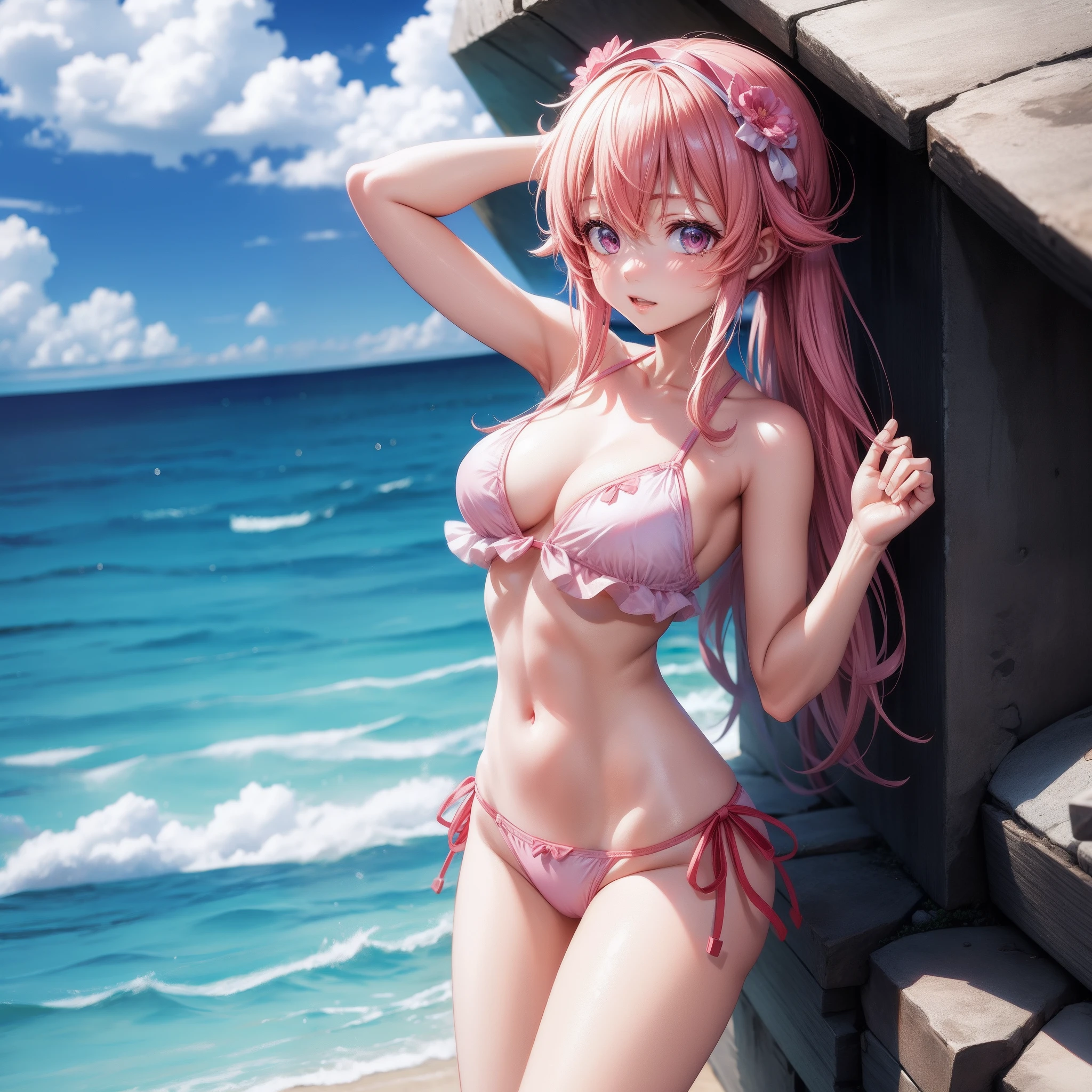 yuno mirai nikki bikini one girl