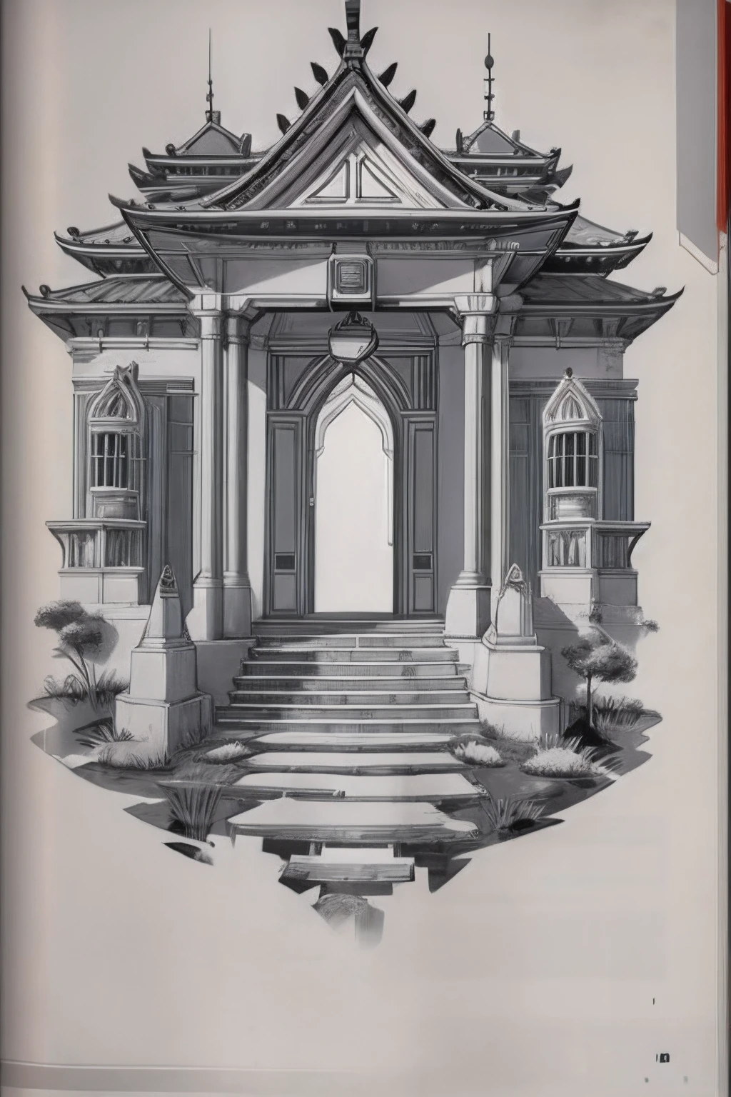 monochrome, greyscale, concept art,
yoimiyadef