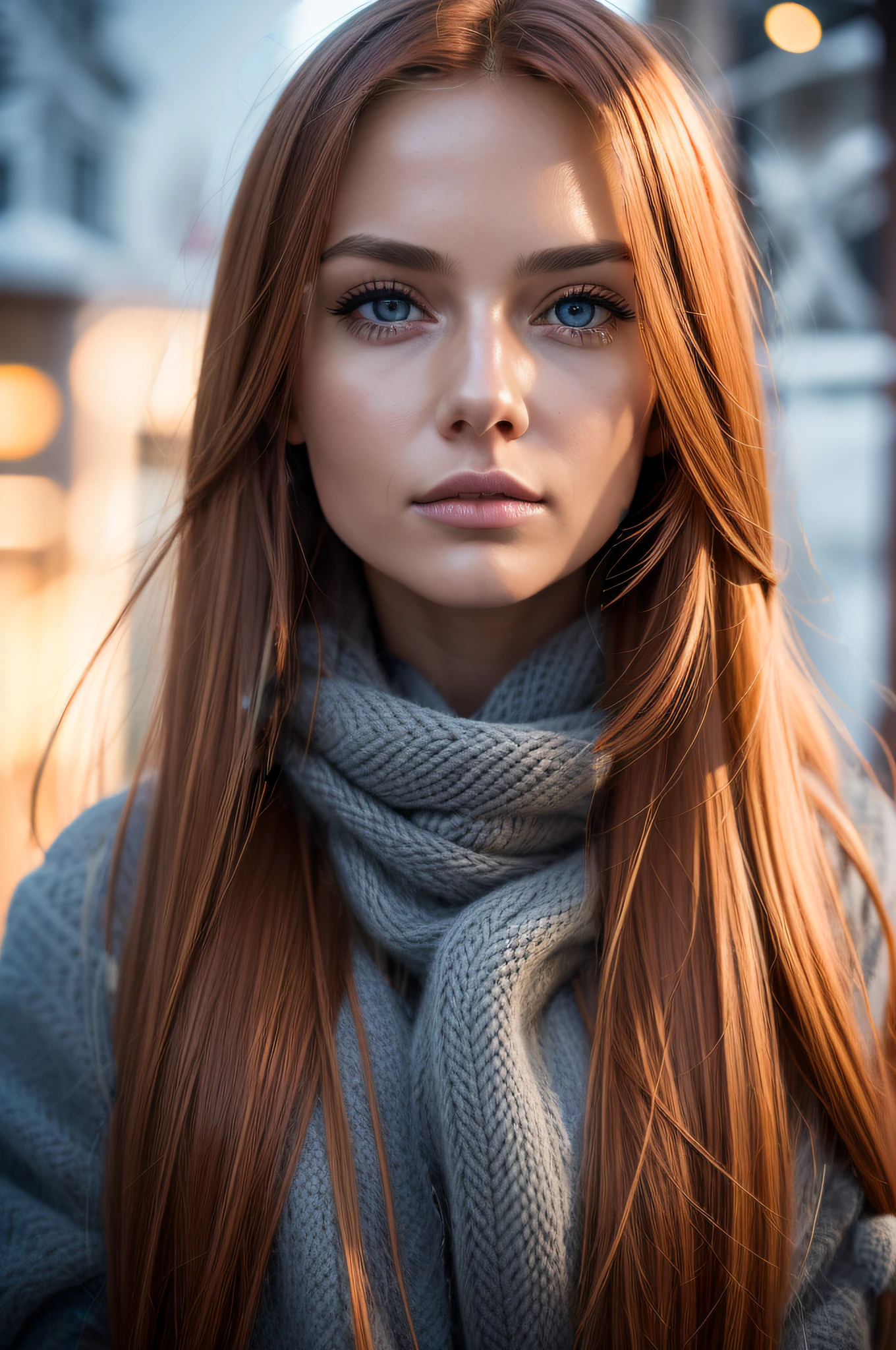 russet hair