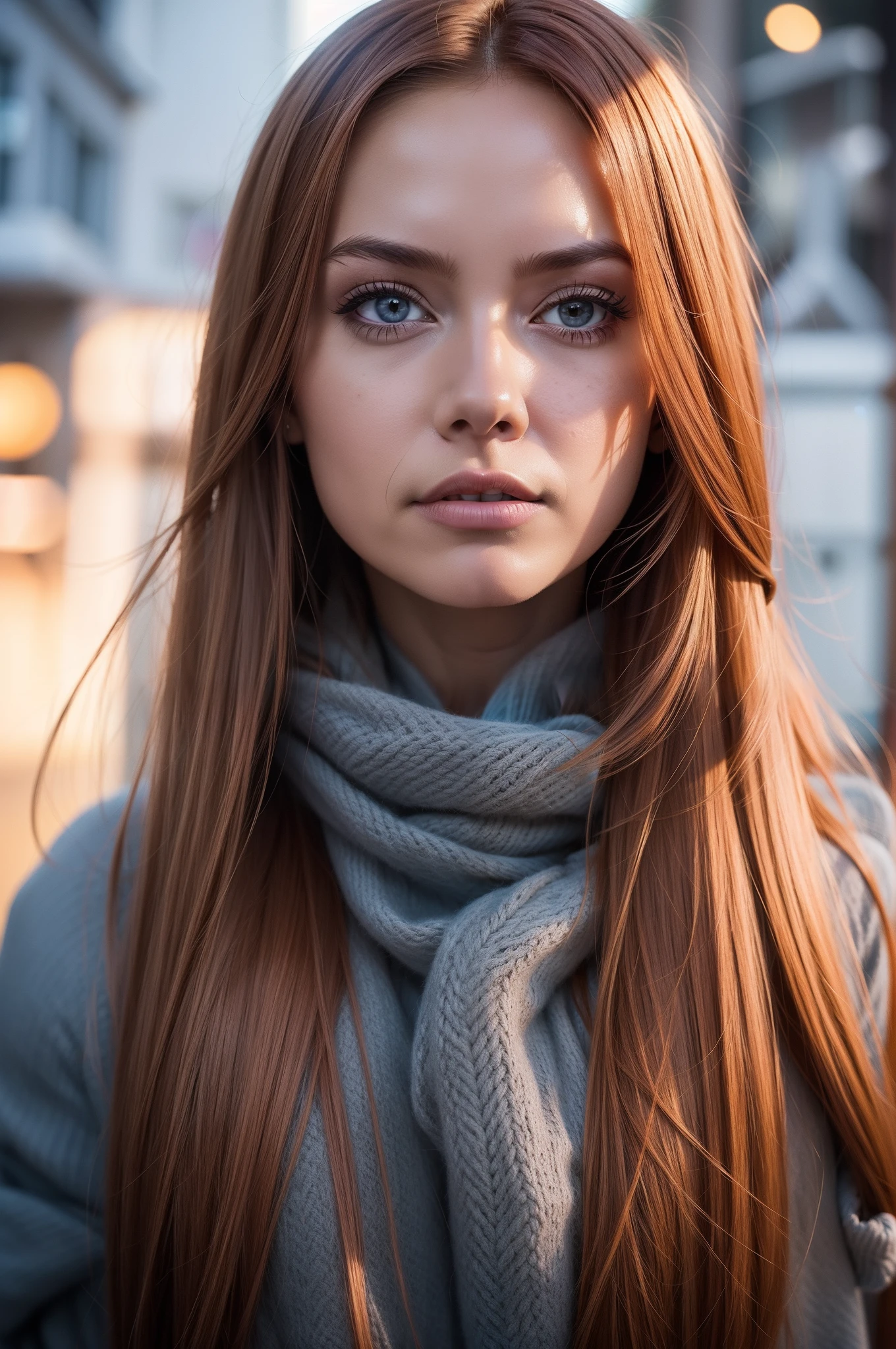 russet hair