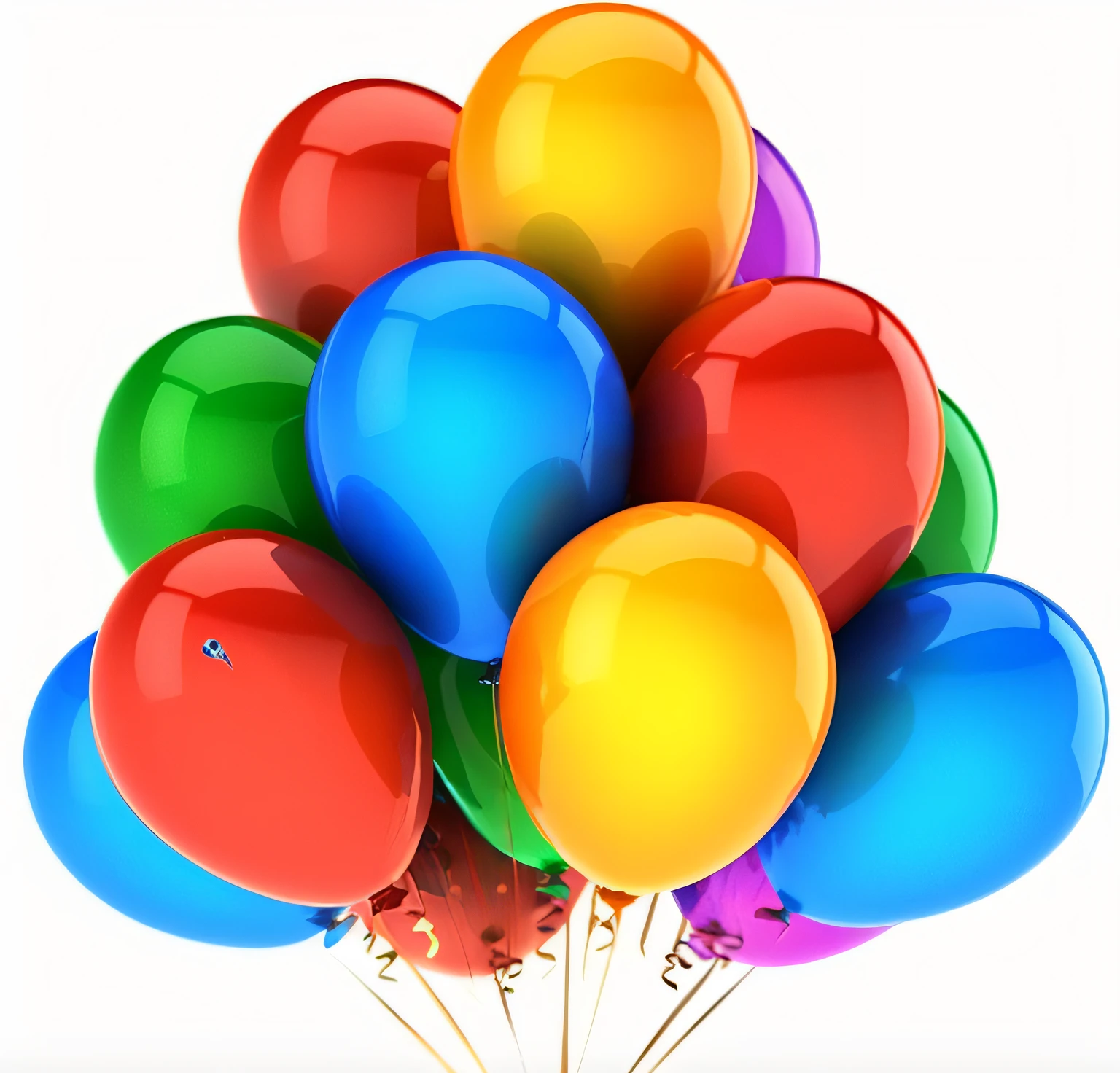 Close up of balloons on a bunch of white background, party balloons, balloons, baloons, happy birthay, balloon, multicolour, Various colors, rendering, Multiple colors, Colorful colorful, a color, celebrating a birthday, ( ( ( Colorful ) ) ), Multicolored, highly rendered, istock, shutter inventory, celebrating, artist rendition