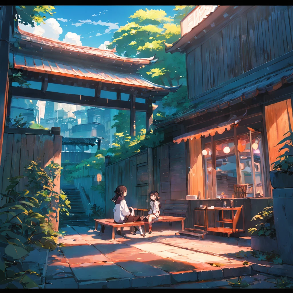 cool Outdoor units a room sit a chair families Female in her 30s