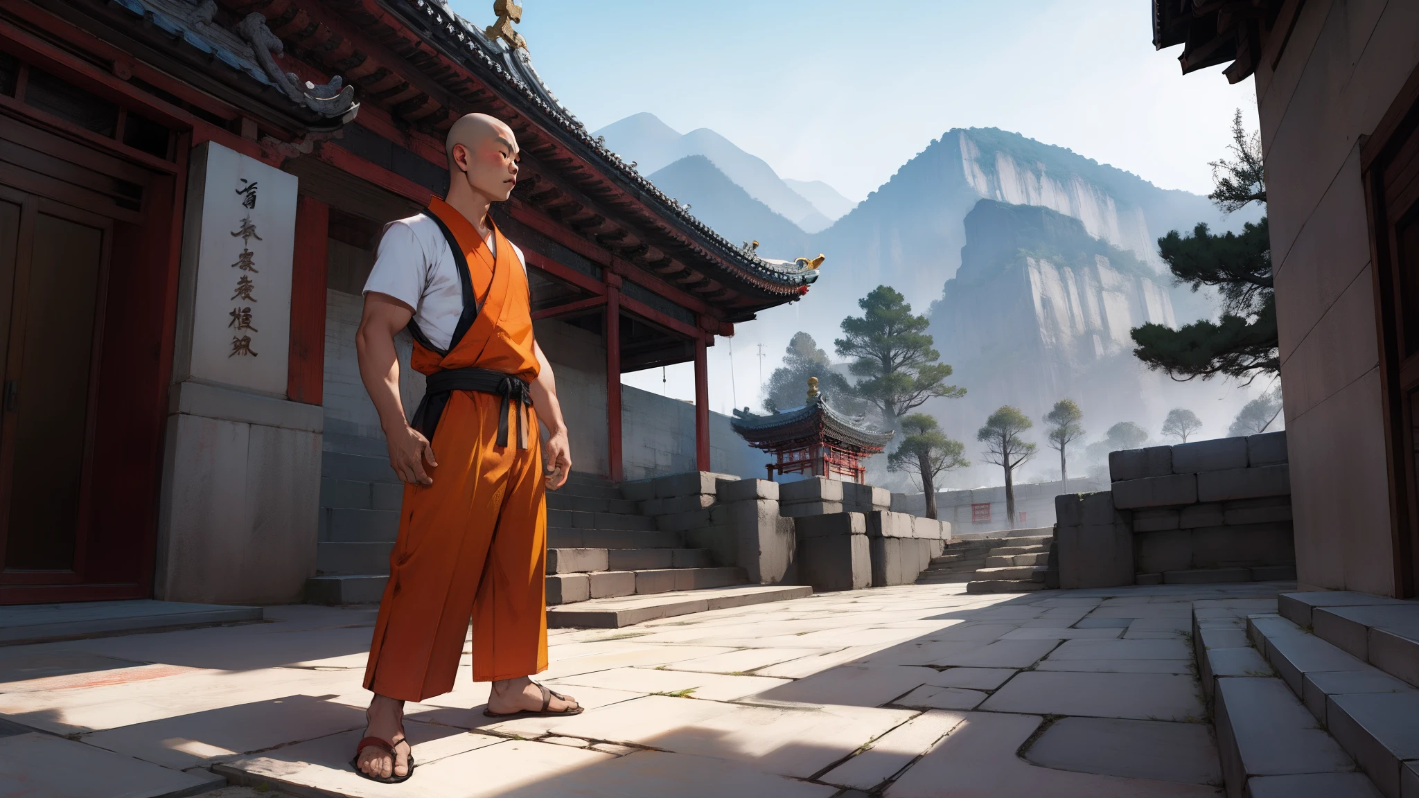 in the Shaolin temple