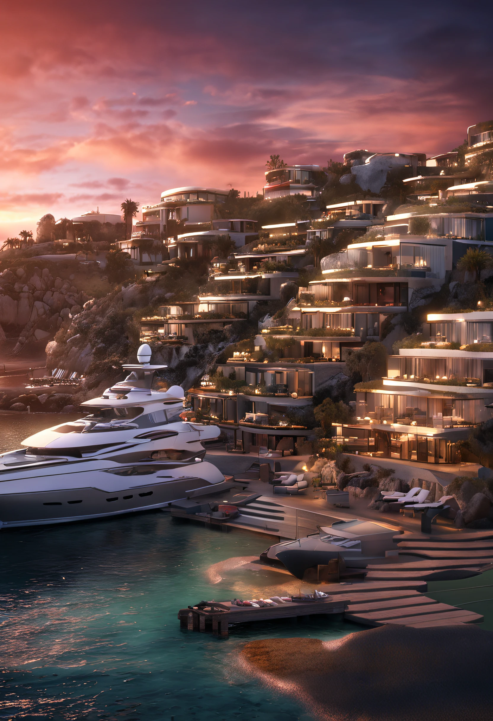 Seaside architecture,high rise,Luxury,high-class