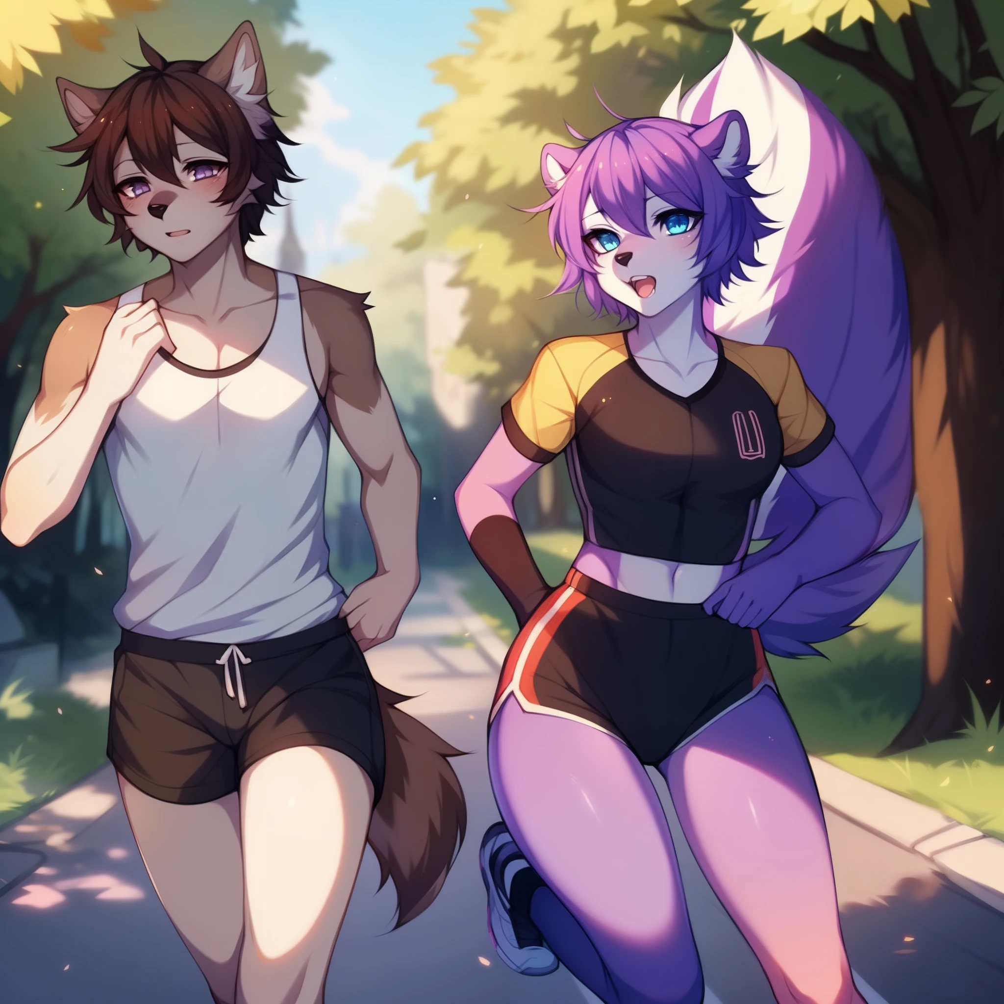 (by zackary911, by sigma_x, by pixelsketcher, by chunie:0.7, by zonkpunch, by fluffx, by nuzzo),
(canine, husky, canid, domestic_dog), holding_legs, crop_top, leaning,
(genital_fluids, genitals, tail, clothed, partially_clothed, athletic, abs, pussy, sex, female, breasts, vaginal_penetration, male, male/female, penetration, plump_labia, standing),
(being_watched, assisted_exposure, happy, exposed, looking_at_another, public, public_exposure, public_humiliation, public_nudity, group, crowd, exhibitionism, looking_pleasured):1.2,
<lora:add_detail:1>