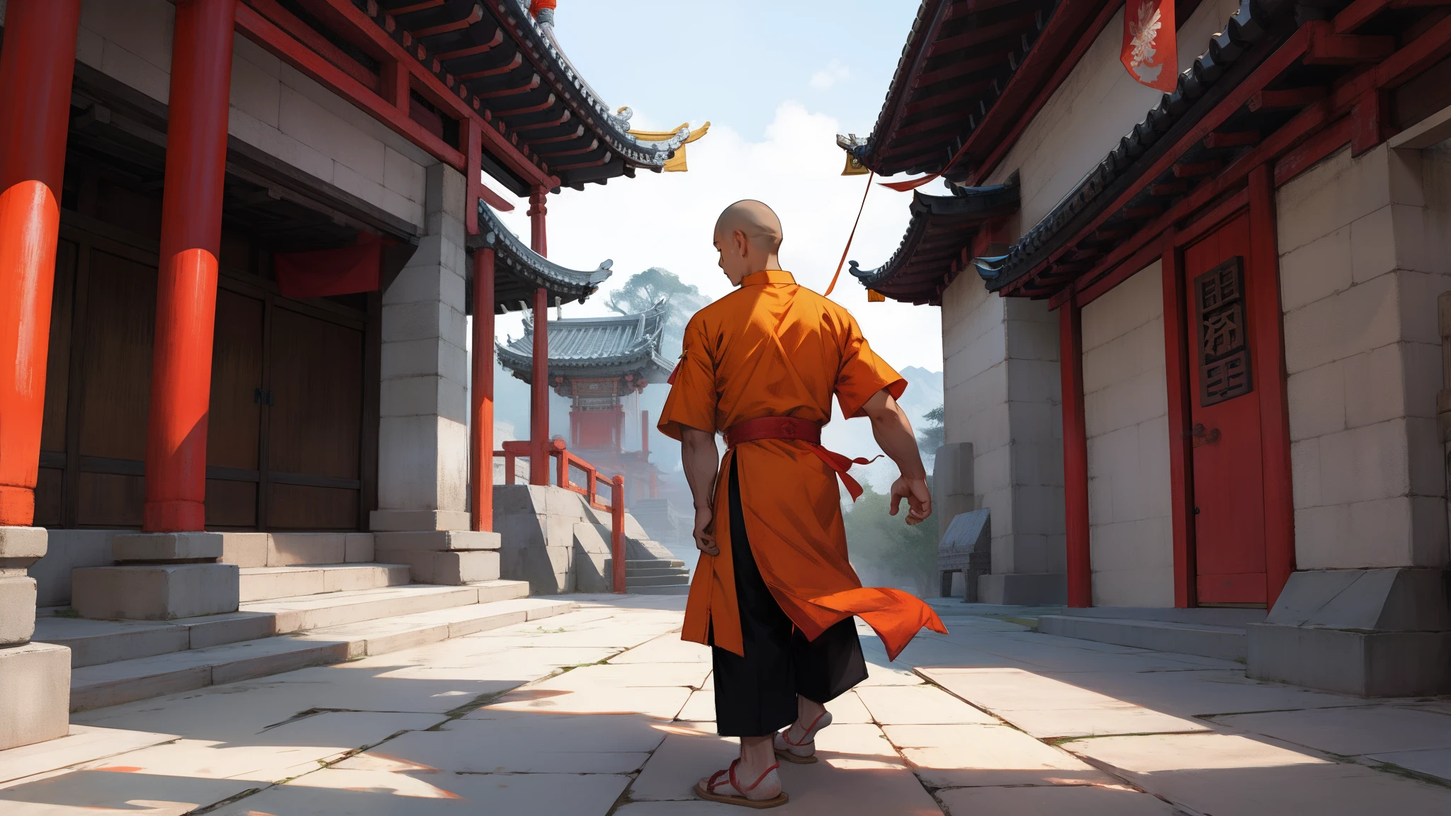 in the Shaolin temple