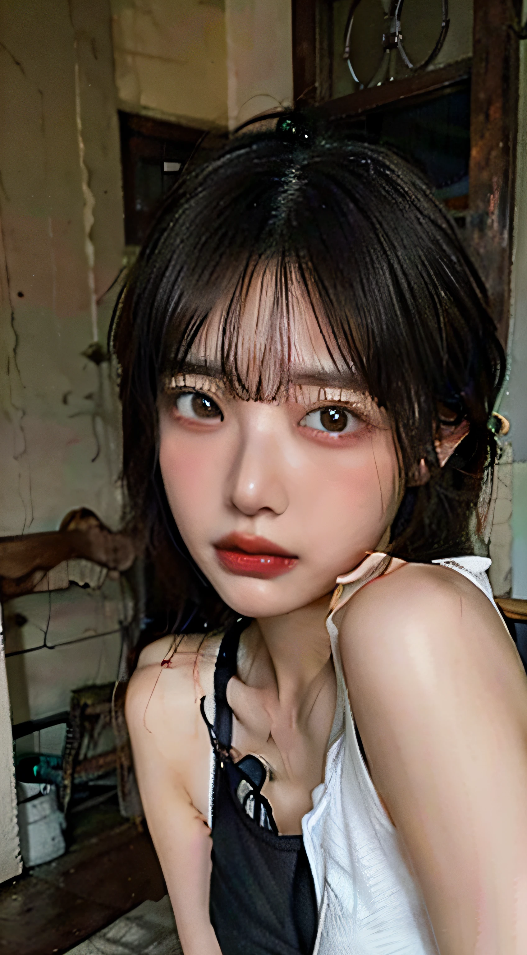 Woman in white sports bra standing in room, Gorgeous young Korean woman, Beautiful young Korean woman, beautiful Korean women, Korean Girl, Young adorable Korean face, Korean Woman, young cute wan asian face, Portrait of female Korean idol, korean female fashion model, Beautiful Asian Girl, sports wear, Sportsbra, high-level image quality, Raw photography, vivid, top-quality