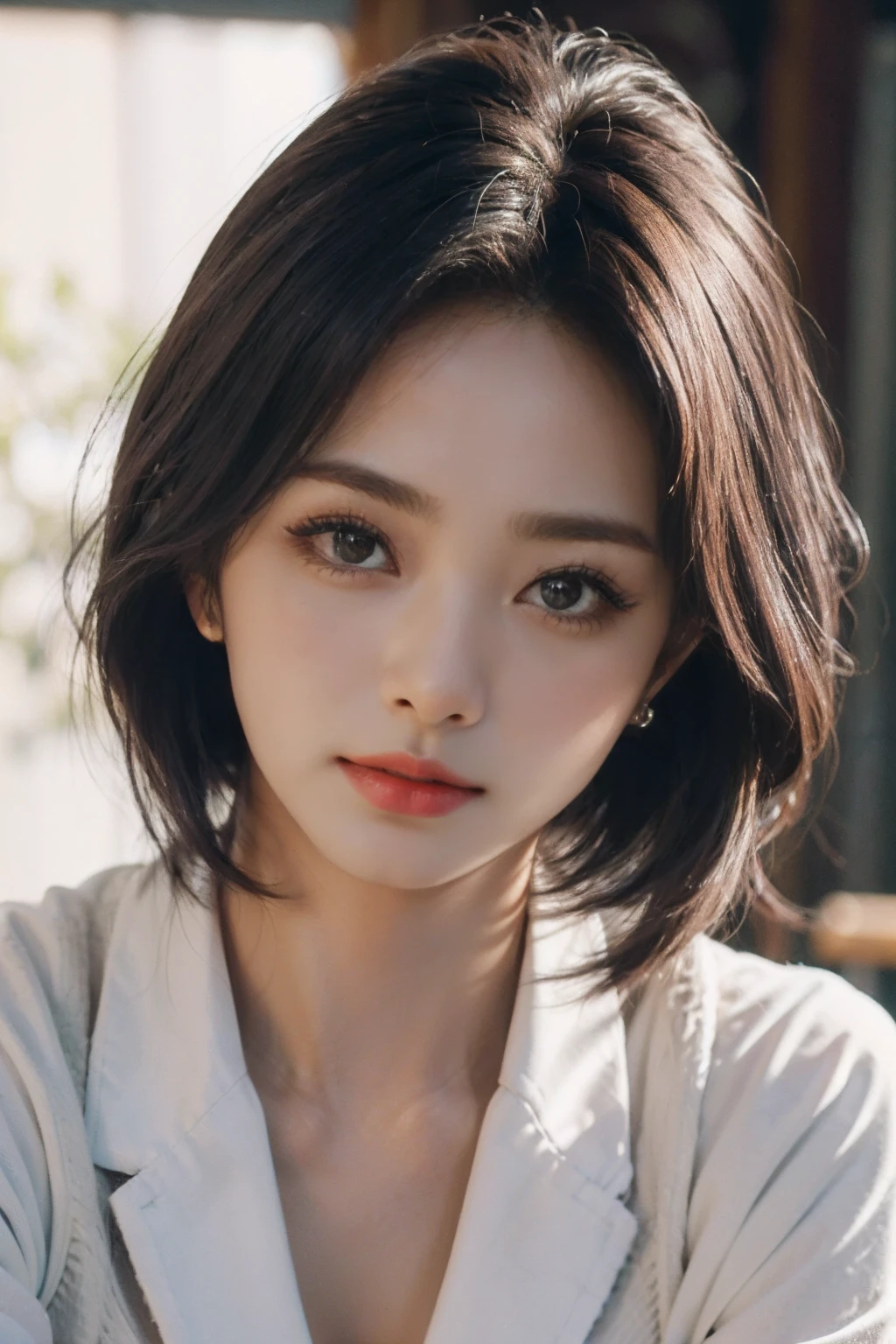 （RAW Photos，4K，tmasterpiece，hight resolution，very intricate）（realisticlying：1.4），Delicate girl illuminating facial features in a movie
1 Girls， single focus， Full body like，Summer noon， Playing the Basketball，Basketball Pose，thermography， 1990's\（styles\），White skin，(Bigchest，cleavage)， (Best Quality), (hight resolution), (extremely delicate and beautiful),,(Beautiful 8k face),(Brown eyes),(ulzzang-6500:1.0),(Large breasts),(nffsw),(Basketball sportswear),((Playing Basketball)),((Gymnasium)),((velocity)),(reality),（chiayi：1.5）， closeup cleavage， tmasterpiece， best qualtiy， RAW photogr， realisticlying， faces， incredibly absurd res， Buatigarh， adolable， short detailed hair， depth of fields， hight resolution， ultra - detailed， finedetail， Very detailed， extremely detailed eye and face， Sharp pupils， pupil realistic， tack sharp focus， cinmatic lighting