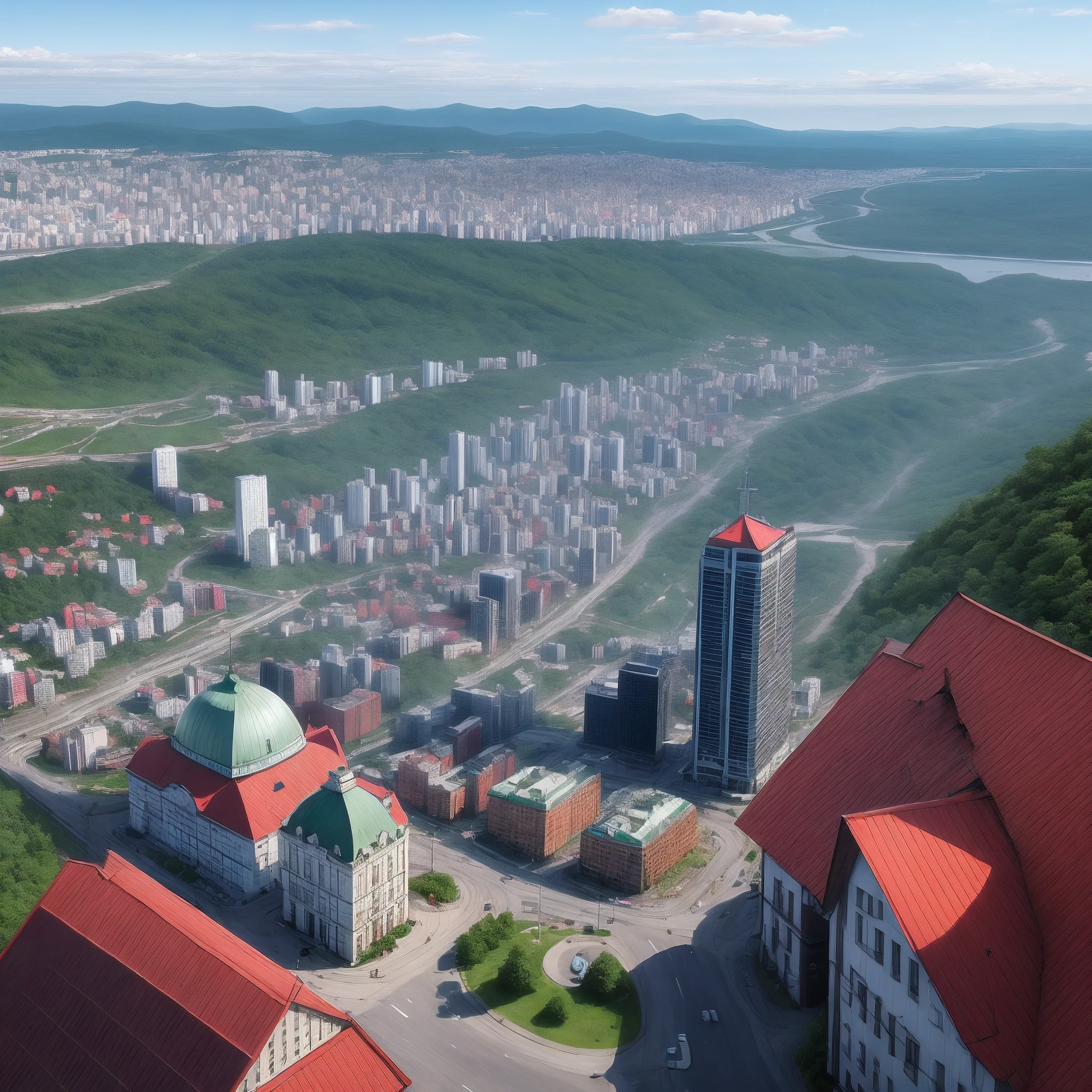 Sakhalin, The city, people