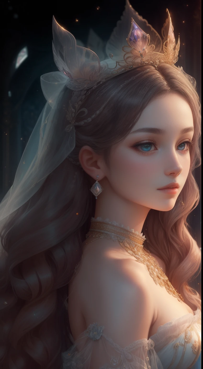 1girl, beautiful face, long black hair, detailed eyes, beautiful detailed eyes, beautiful detailed lips, extremely detailed face, jewelry, alone, resting, art, (best quality,4k,8k,highres,masterpiece:1.2),ultra-detailed,(realistic,photorealistic,photo-realistic:1.37),intricate, high-quality, cinematic lighting, detailed shading, delicate, graceful, serene, pensive, elegant, refined