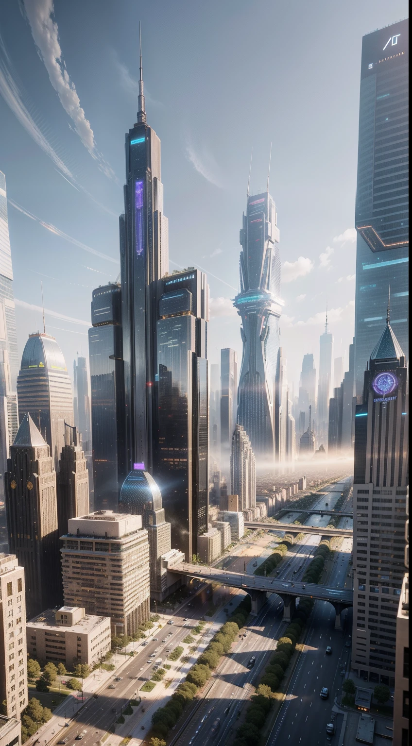 "Futuristic Cityscapes in 64K 3D"
Description: Imagine and design an AI image that depicts a futuristic metropolis with mind-blowing 3D rendering and 64K resolution. Bring to life towering skyscrapers, flying vehicles, bustling streets, and awe-inspiring architectural details, all with hyper-detailed realism. Utilize Unreal Engine v5 to create a cityscape that blurs the line between reality and imagination, complete with dazzling HDR lighting effects.