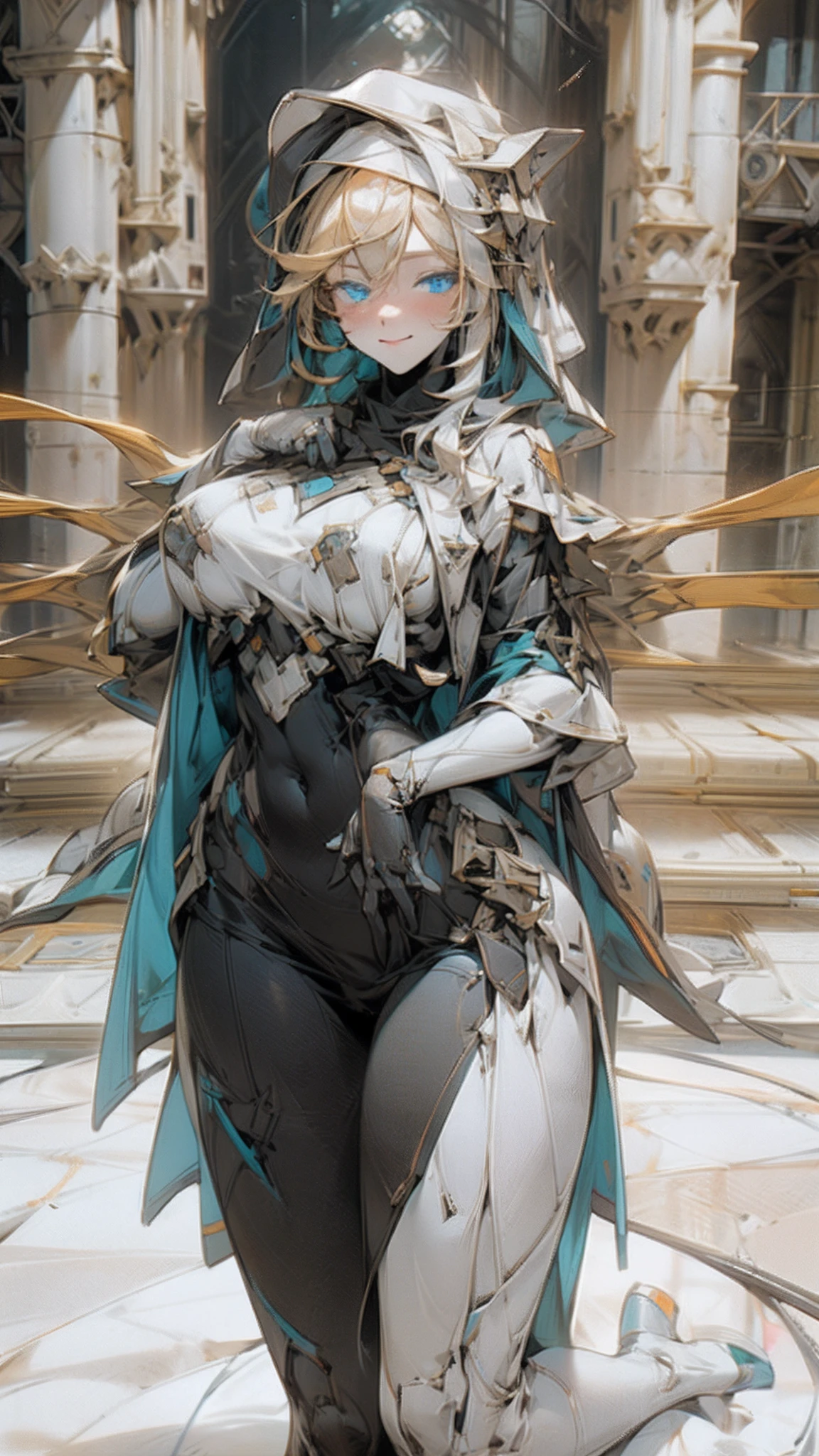 1 girl, long bread blond hair, smile, blue eyes, black and white Nun hat, high res, ultra sharp, 8k, masterpiece, looking at viewer, long black gloves, big chest, big thigh, Sharp eyes,
((Best quality)), ((masterpiece)), (detailed:1.4), 3D, an image of a beautiful cyberpunk female, long blond bread hair, blue eyes, HDR (High Dynamic Range),Ray Tracing, NVIDIA RTX, Super-Resolution, Unreal 5,Subsurface scattering, PBR Texturing, Post-processing, Anisotropic Filtering, Depth-of-field, Maximum clarity and sharpness, Multi-layered textures, Albedo and Specular maps, Surface shading, Accurate simulation of light-material interaction, Perfect proportions, Octane Render, Two-tone lighting, Wide aperture, Low ISO, White balance, Rule of thirds,8K RAW, 8 floating funnel, Aura