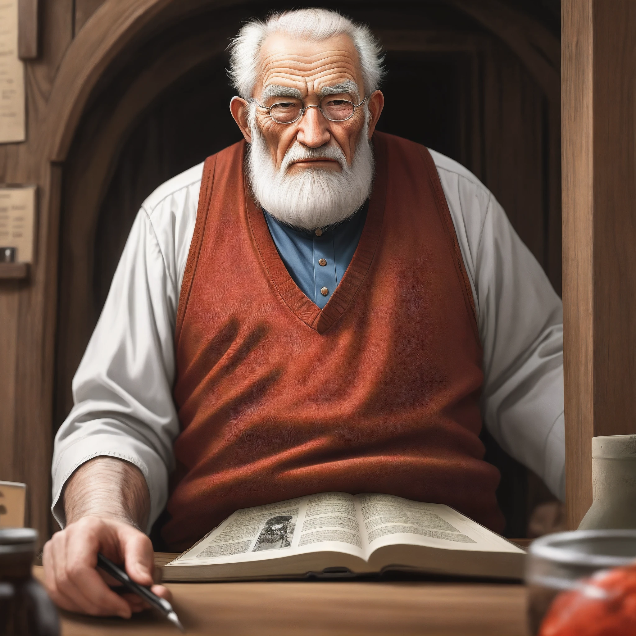 Huge old man
