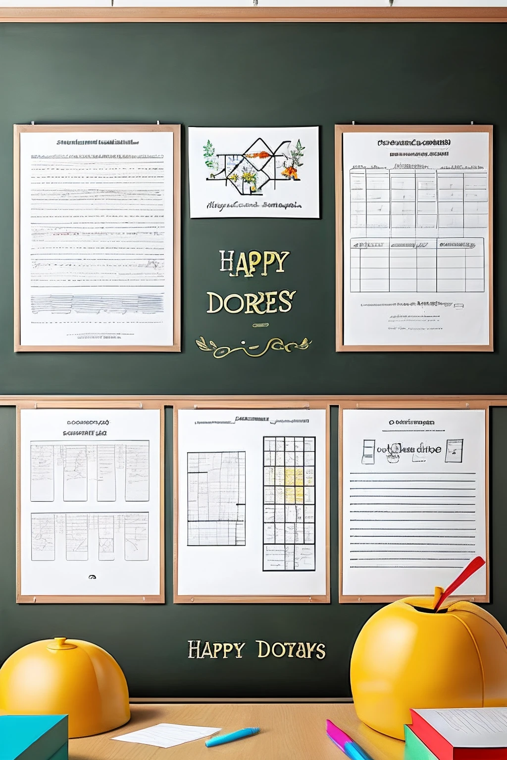 Wor design for decorations, happy teachers day