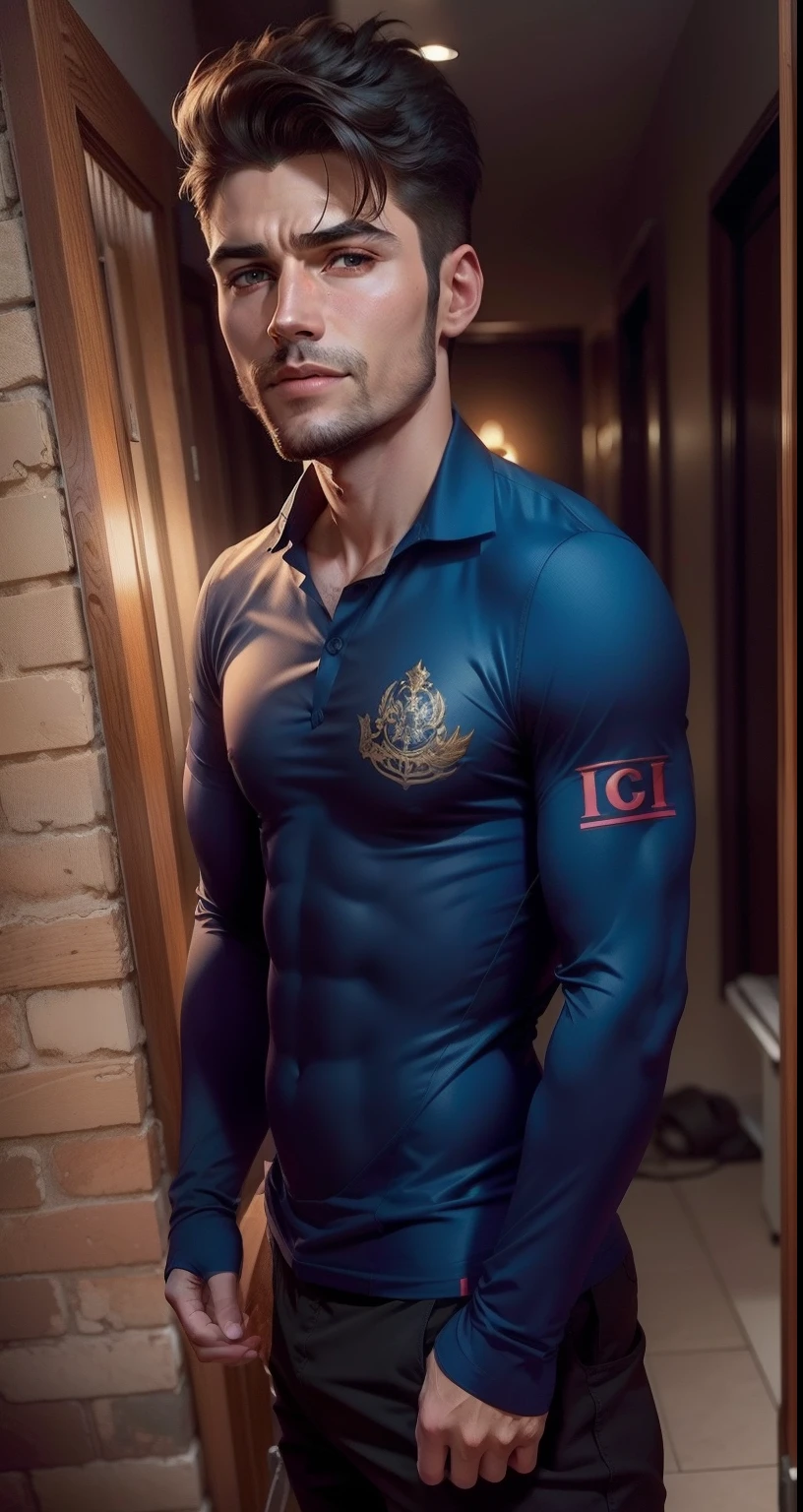 More handsome real body singing shirt