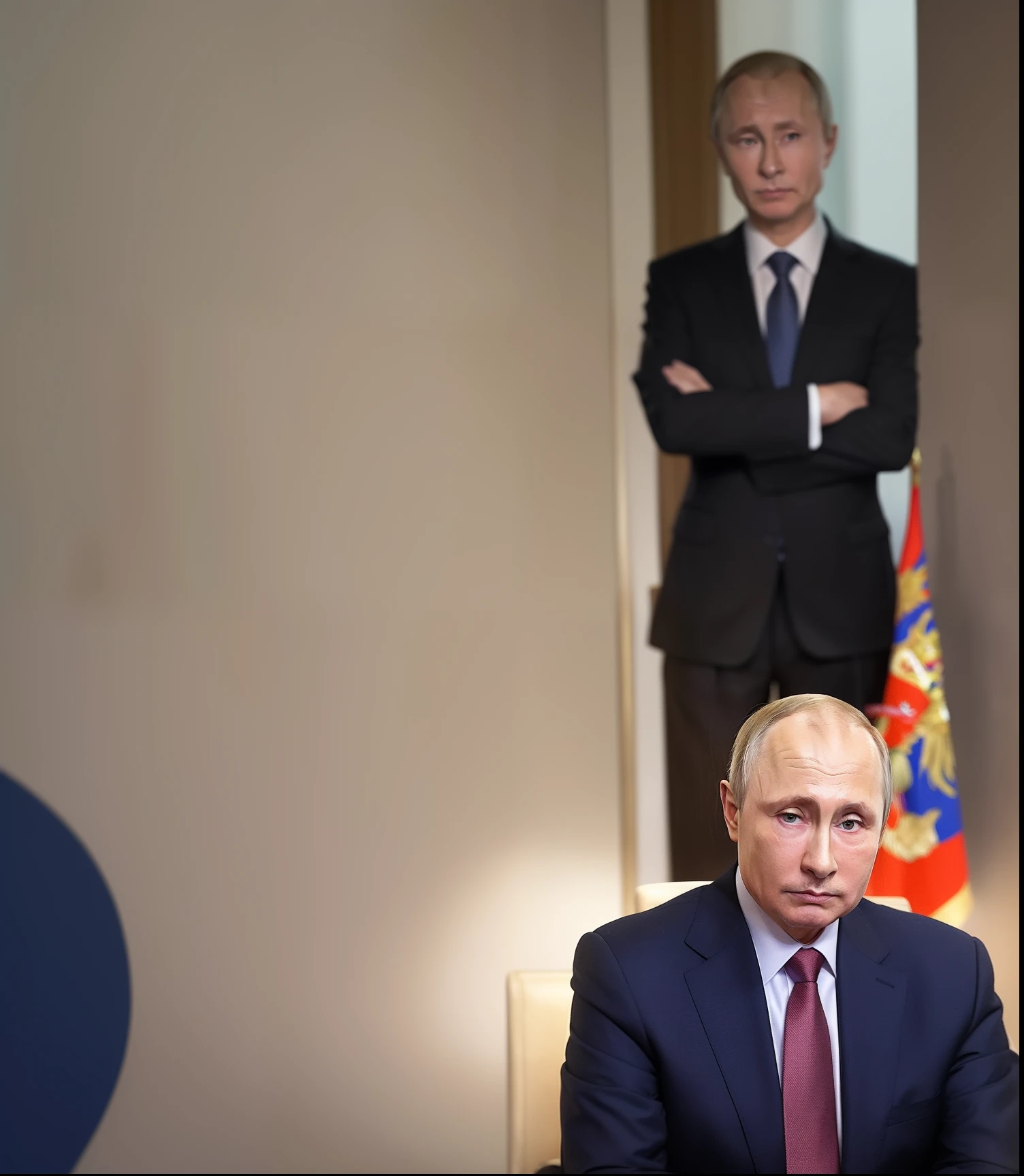 Russian President Vladimir Putin 逃跑