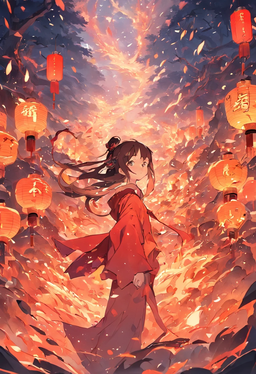 drak,Spring Festival elements,Pictures,Chinese composition,trading card,HD texture,Chinese colors,