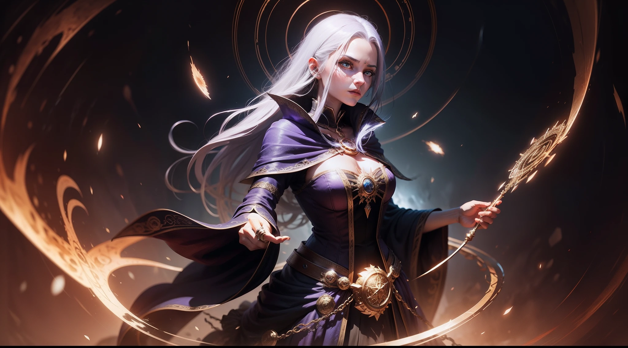 Magic Circle Witch concept art fantasy