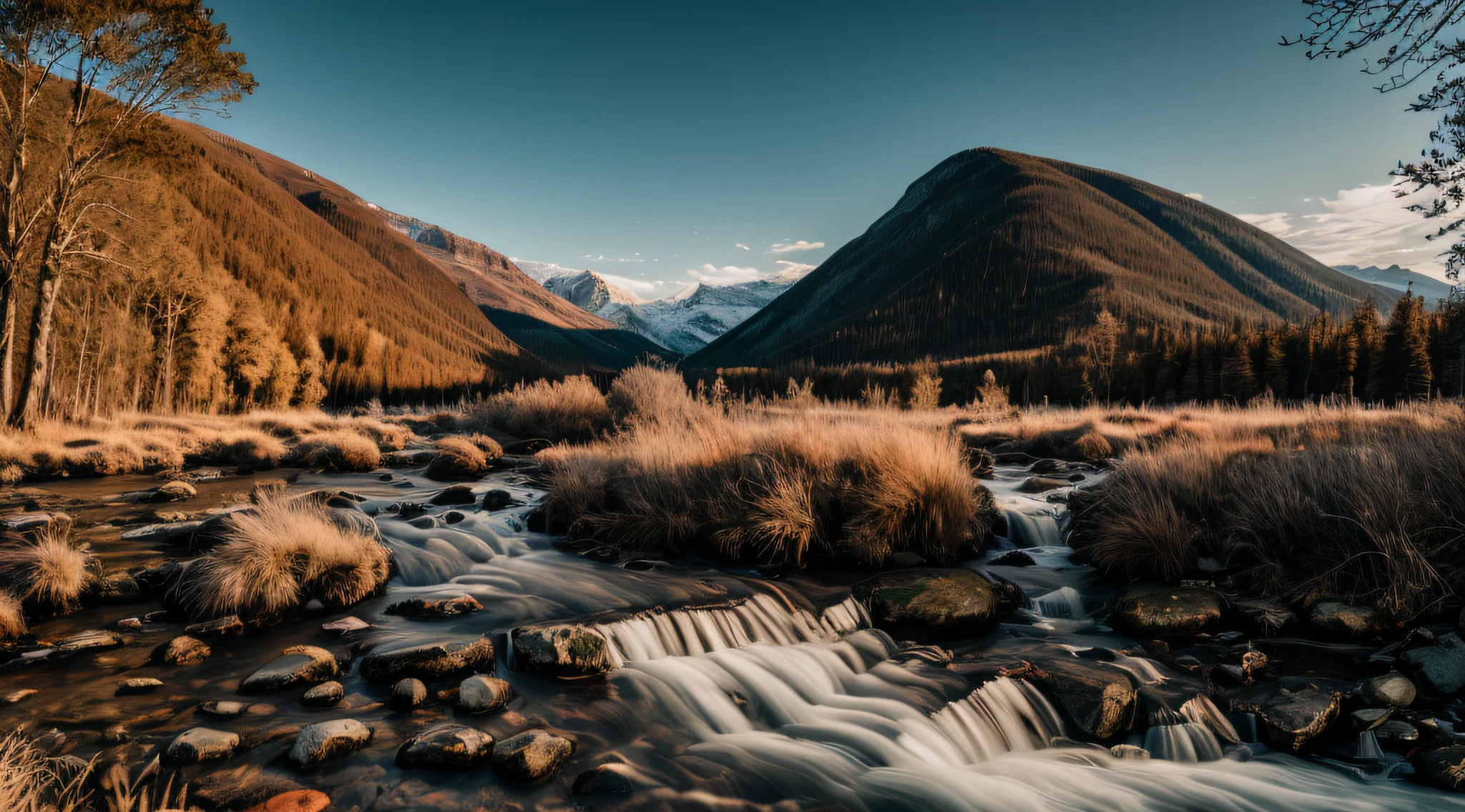RAW photo of a landscape, small details, photorealistic, ultra-realistic photo, 8k uhd, dslr, soft lighting, high quality, film grain, Fujifilm XT3, (masterpiece)