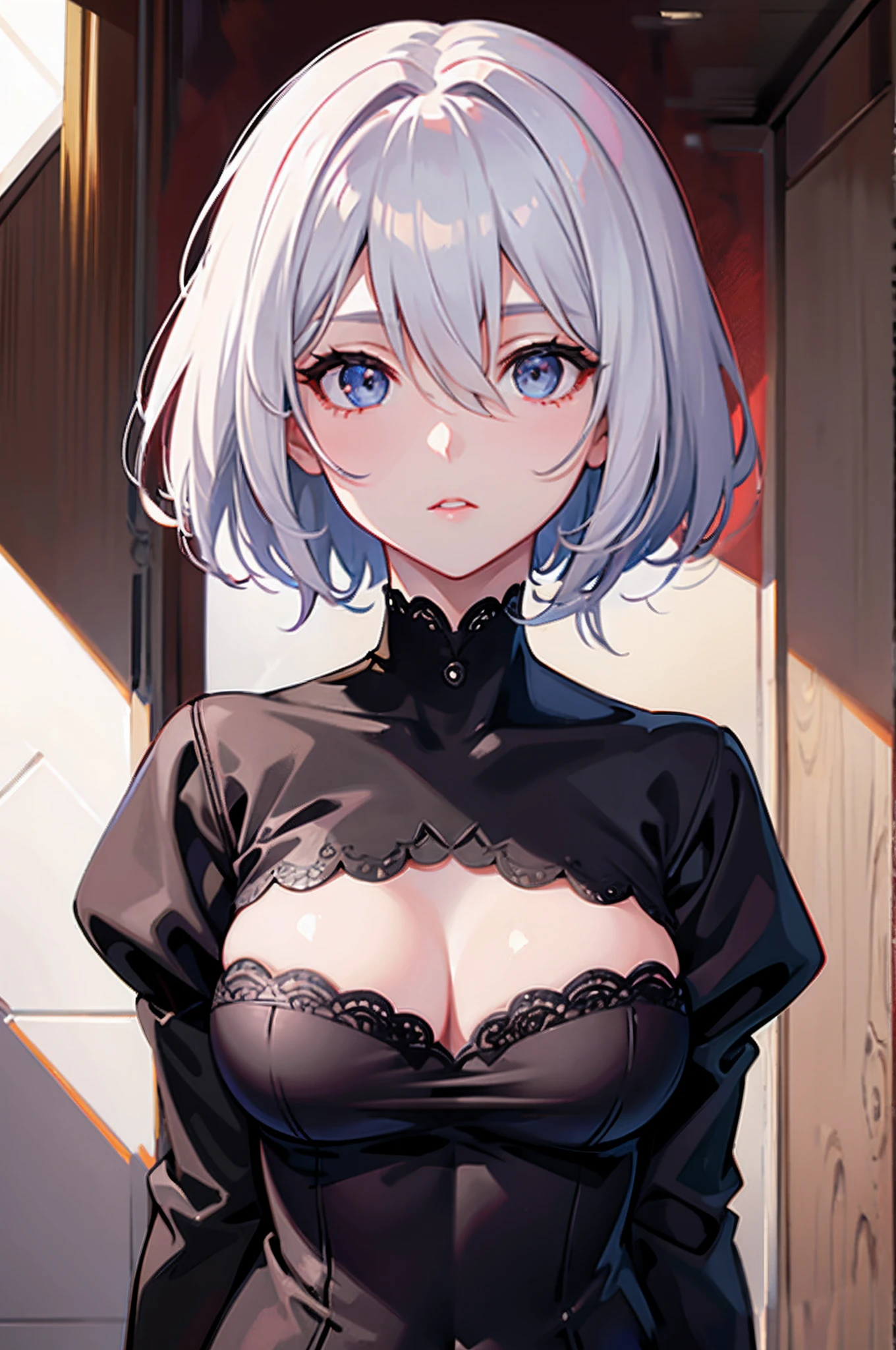 all nude、large breasts