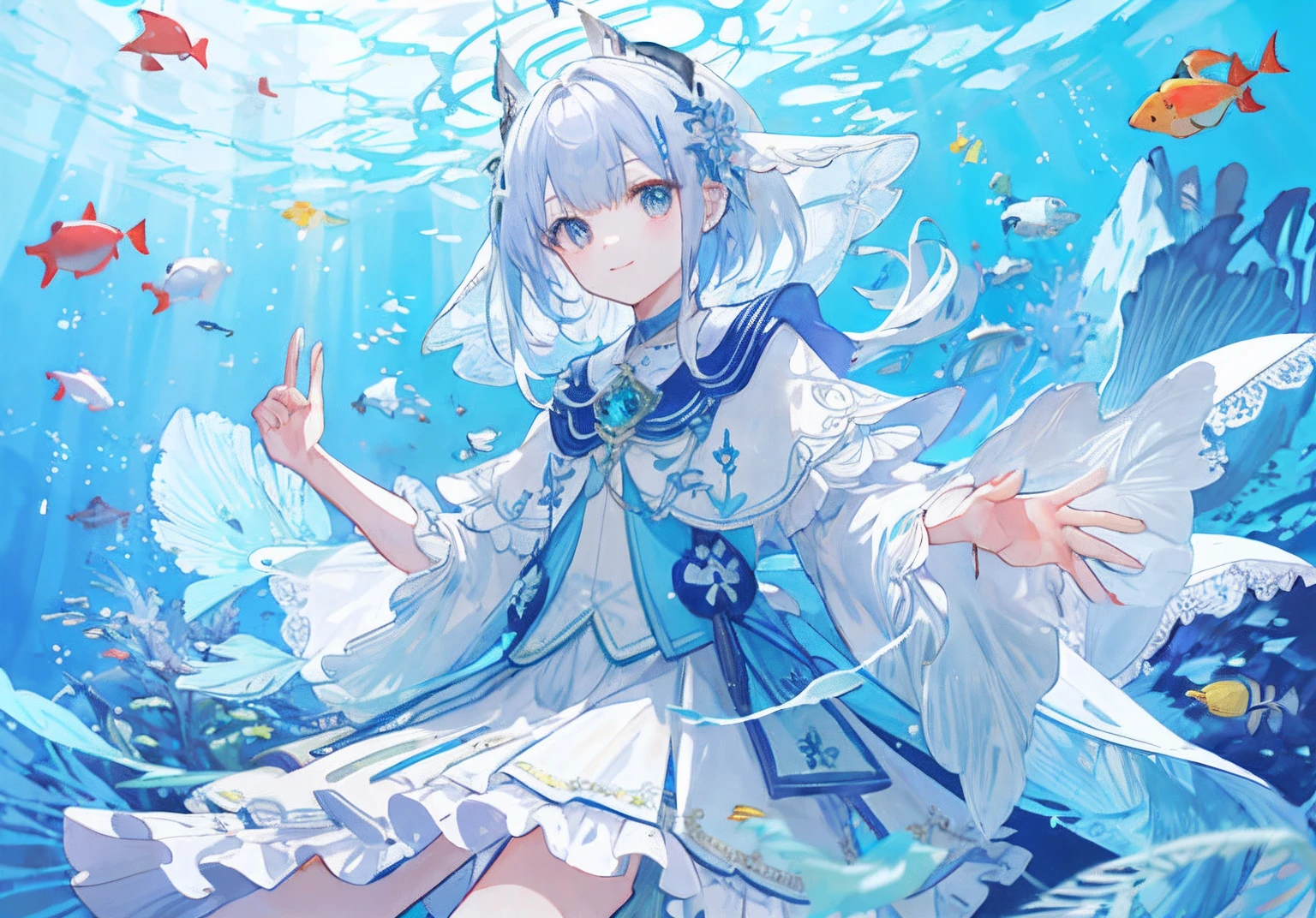 spreading hands、5-Fingers