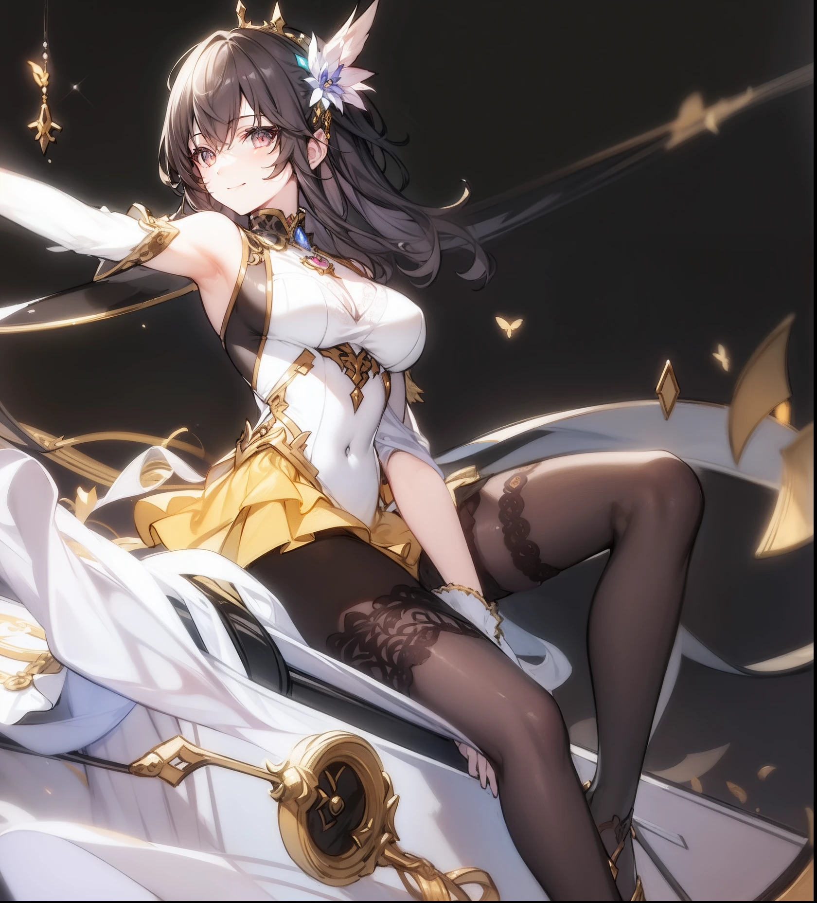 (tmasterpiece),Exquisite details,The picture is clear,smiling girl