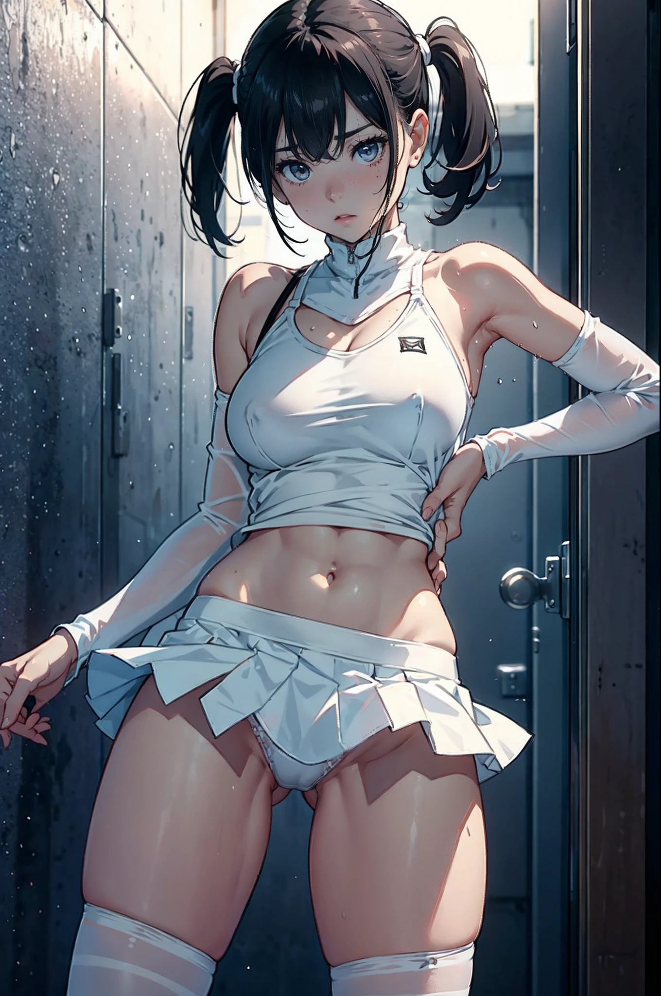 Top image quality、Tight tennis wear、Navel out、White sleeveless、White skirt、White Ultra Mini Skirt、Dark pubic hair、Opening legs、Emphasis on the crotch、Tempting、embarrassed from、Red cheeks、full of sweat、Bare legged、tennis coat、poneyTail、A dark-haired、sunny sky、white clouds、Acts of secrecy、Not wearing a bra、Colossal tits、Fair skin、Big buttocks、Metamorphosis、Emphasis on 、spreading crotch、wetting hair、dense pubic hair、Skirt combing、Masturbating、Bend your knees and open your legs、Full view、Exposure Play、pissing、Wet crotch、Show your、Wet thighs、Emphasis on 、White panty、Pubic hair is see-through、masturbation、 Minuscule panties、shame、Knees upright and legs open、Panties are lowered to the knees、