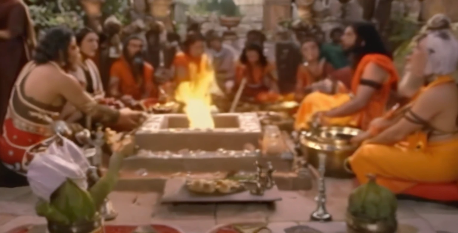 a close up of a group of people sitting around a table with food, submerged temple ritual scene, ceremonial ritual, satanic ritual, an altar of a temple, screenshot from the 1983 film, sacrificial altar, casting a flame spell, burning scene in the background, scary horrifying satanic rituals, vhs footage of a movie set, holy flame spell