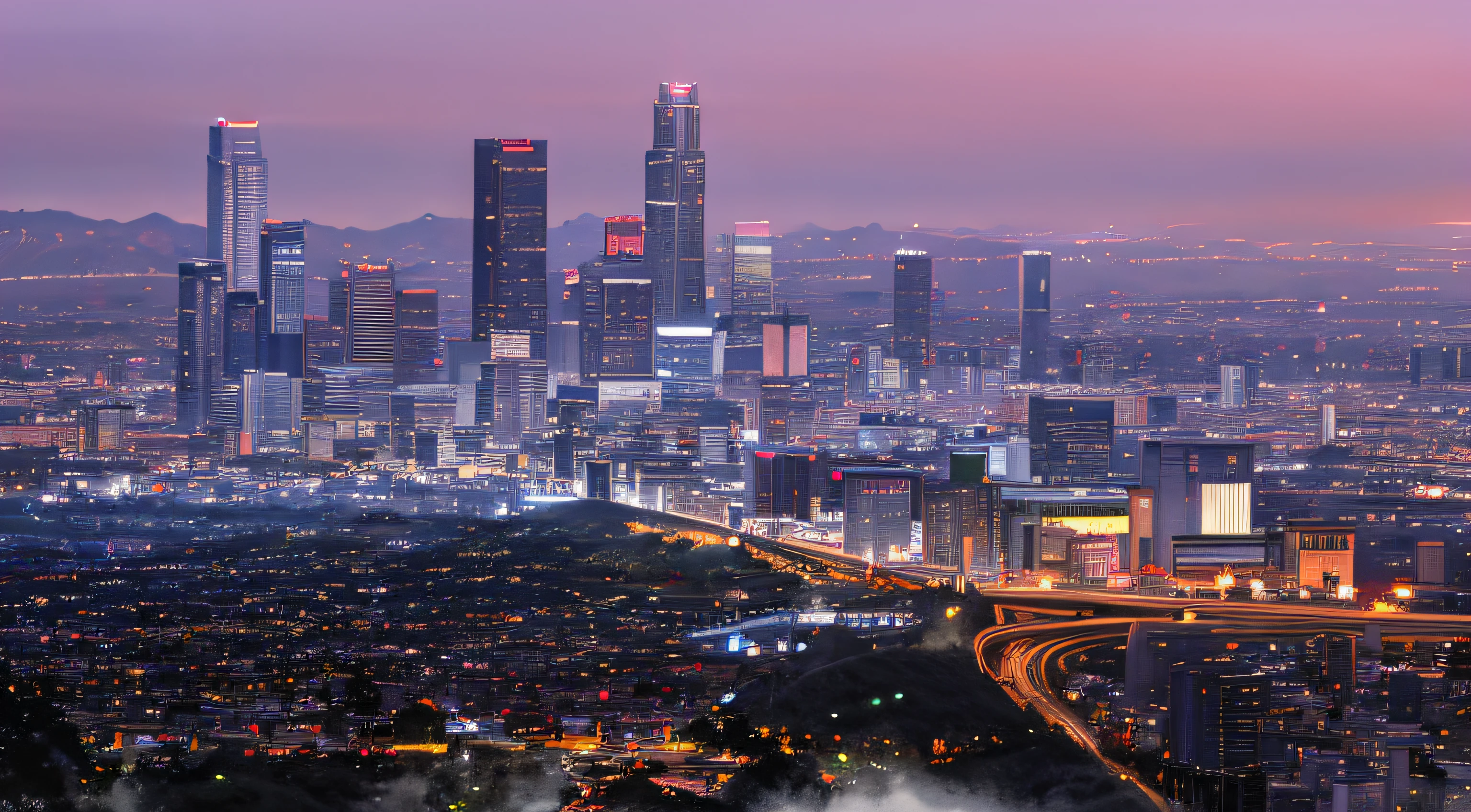 View of the city skyline,los angelos, los angeles ca, los angelos, Los Angeles by night, Los Angeles 2 0 1 5, !Dream Los Angeles City vista at sunset, with the city as the background