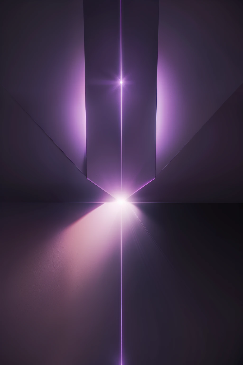 Purple light shines through the ceiling,  volumettic light, Surreal, Dramatic lighting. concept-art, minimalist cinematic lighting, In the void, amazing light, Axis, beautiful lighting composition，High pixel