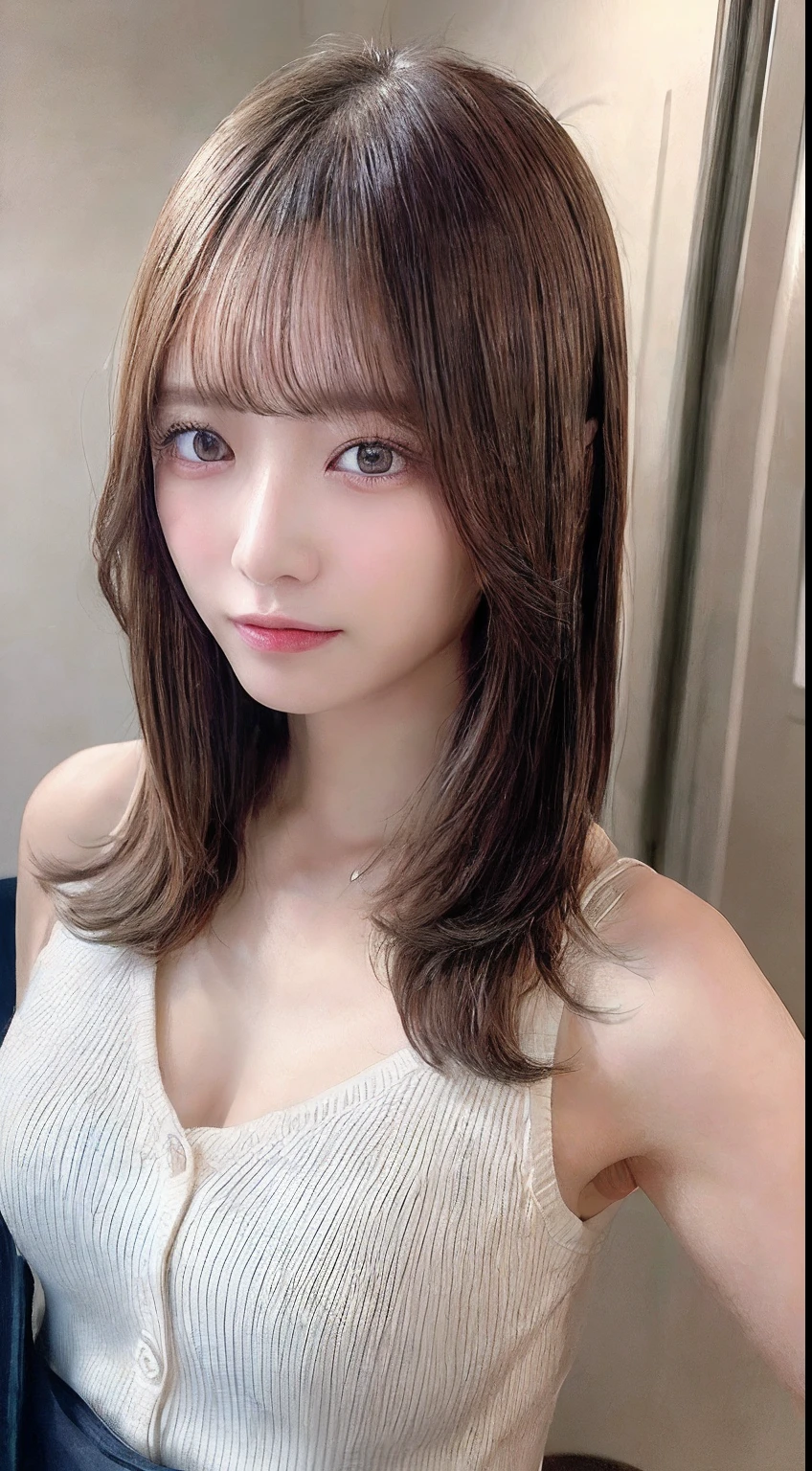 (masterpiece:1.3), high resolution, ultra detailed, extremely detailed CG unity 8k wallpaper, realistic, photo-realistic, RAW photo, beautiful detailed face, pale skin, realistic glistening skin, detailed cloth texture, detailed hair texture, Perfect body, Beautiful Face, accurate, Anatomically correct, Highly detailed face and skin texture, natural neck length, (beautiful hands), (fair skin:1.1), (well-aligned teeth:1.1), (Sweaty skin:1.2),
BREAK,
Detailed eyes, symmetric eyes, Light Brown eyes, Double eyelids, Thin eyebrows, (Glossy lips:1.4), ((A face with waiting for a kiss:1.2)), (blush:1.1), (A sparkling small hair accessory:1.1),
BREAK,
(A classy and Cute woman1.3), (nude, nsfw, nipple:1.4),
BREAK,
medium large breasts, slender figure, firm abs,
((random hairstyle, Dark blonde hair, wavy hair, long hair, asymmetric bangs:1.2)), (Close up shot:1.2), (looking at viewer), (beautiful smile:1.1), From above,
BREAK,
((Sitting side by side on the backseat of a flying helicopter)), (((A view of skyscrapers outside the window at Night:1.3))),