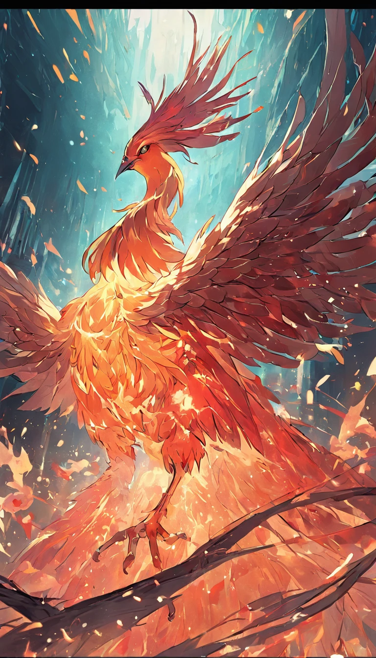 the phoenix, The phoenix bird, the sacred bird in Chinese mythology,