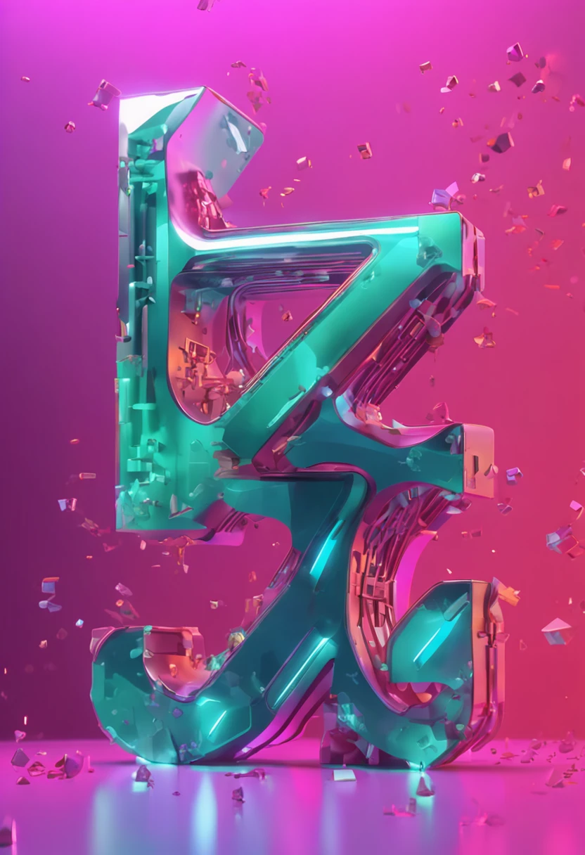 Aalfid image with logo on blue and green background,3Dcoat,,teal color graded,3Drenderingof,3D logo,abstract art representing data,C4D style,3D projects,Smooth 3D illustration,sense of science and technology,abstract artistic,Particle rendering,Banners。